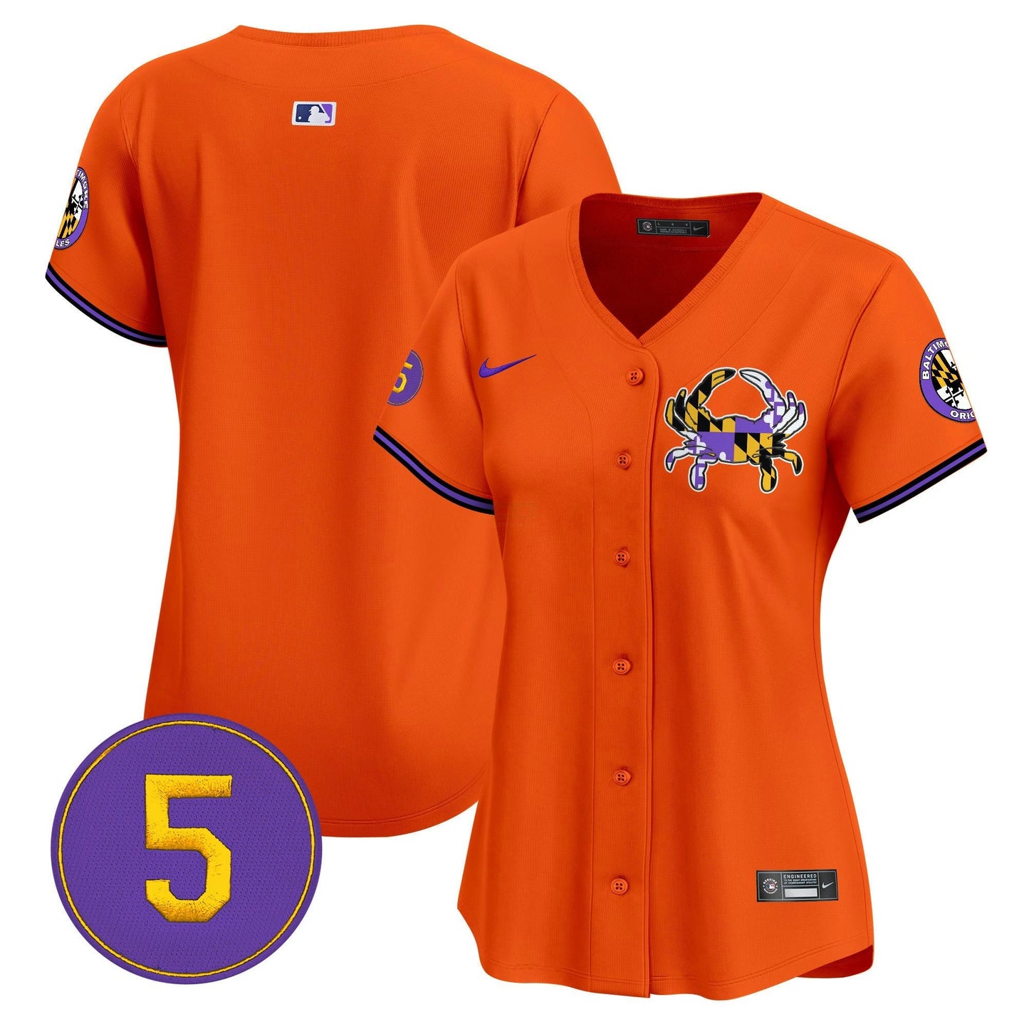 Camisa MLB Women’s Baltimore Purple Vapor Premier Limited Jersey