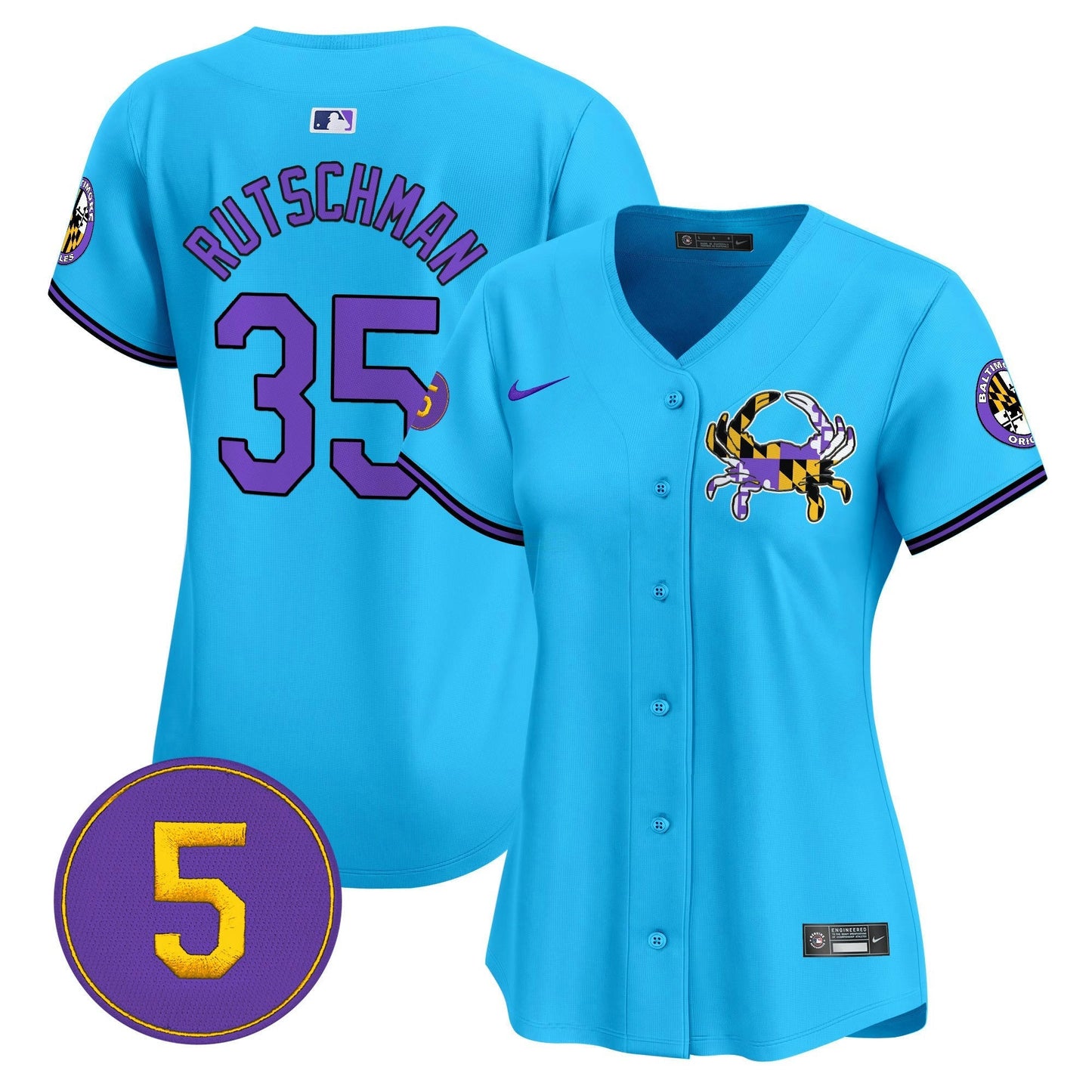 Camisa MLB Women’s Baltimore Purple Vapor Premier Limited Jersey