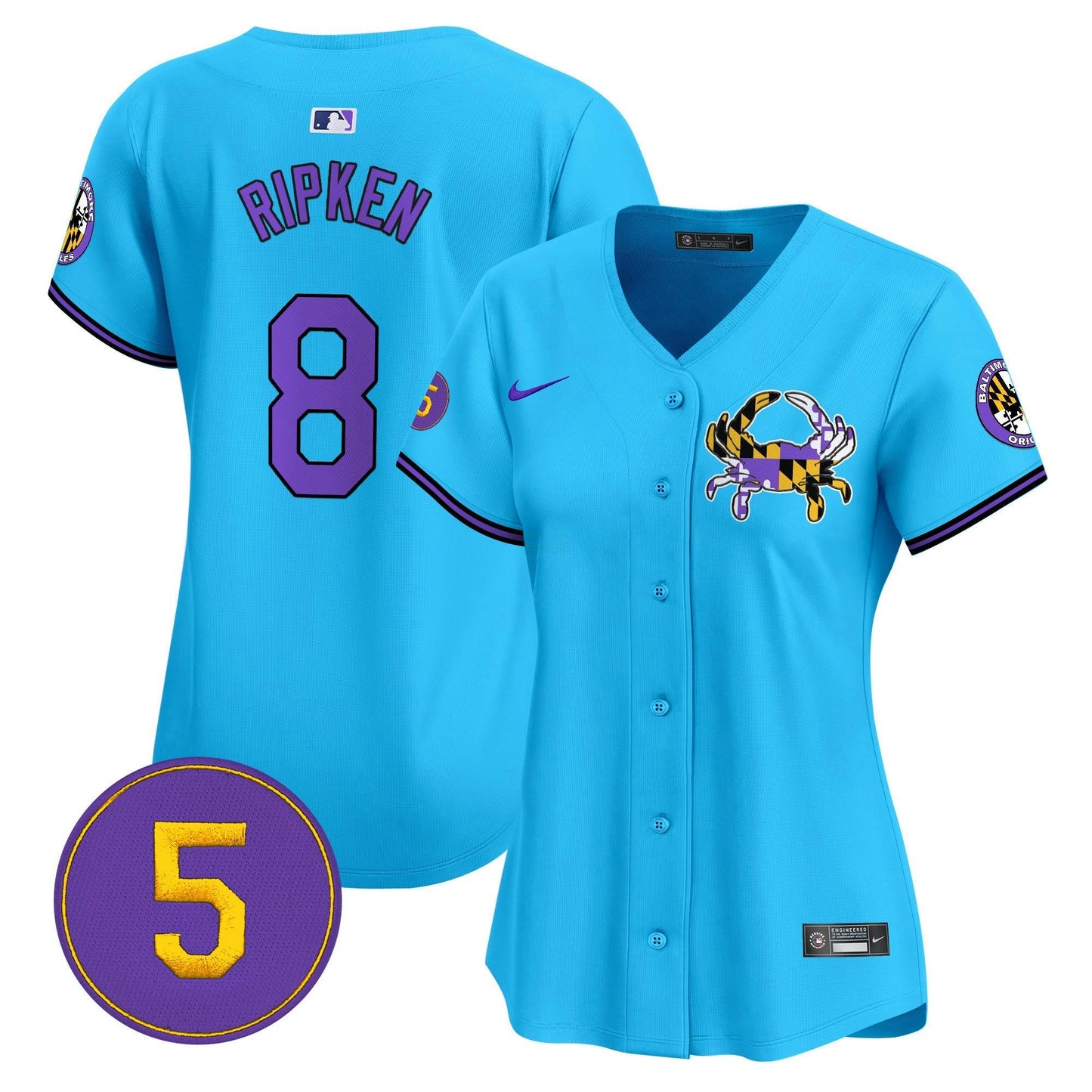 Camisa MLB Women’s Baltimore Purple Vapor Premier Limited Jersey