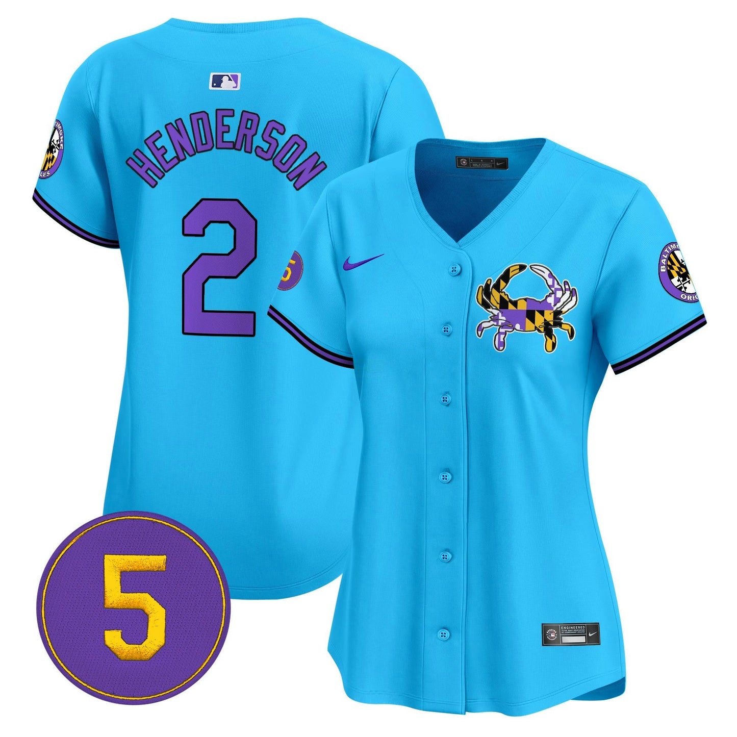 Camisa MLB Women’s Baltimore Purple Vapor Premier Limited Jersey
