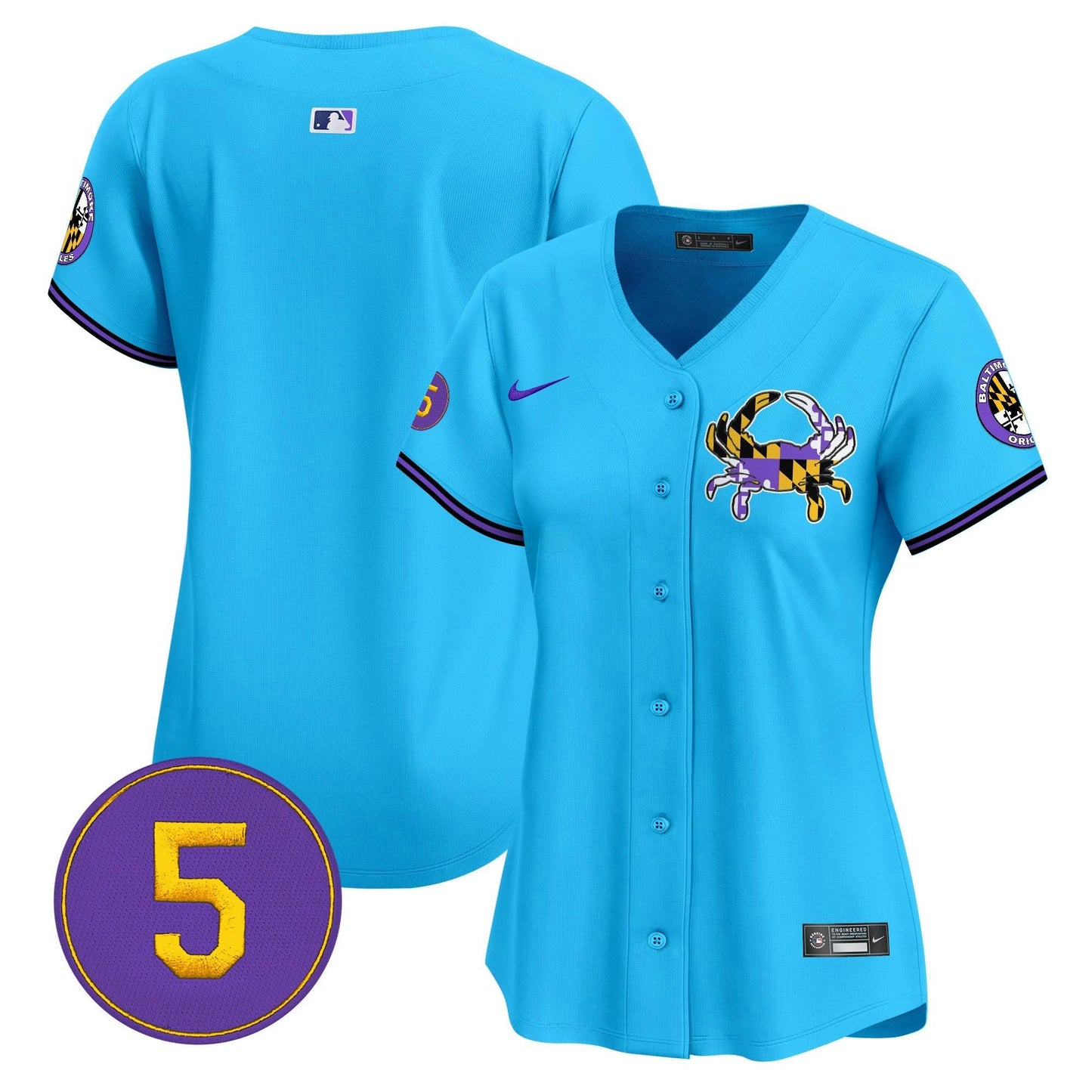Camisa MLB Women’s Baltimore Purple Vapor Premier Limited Jersey