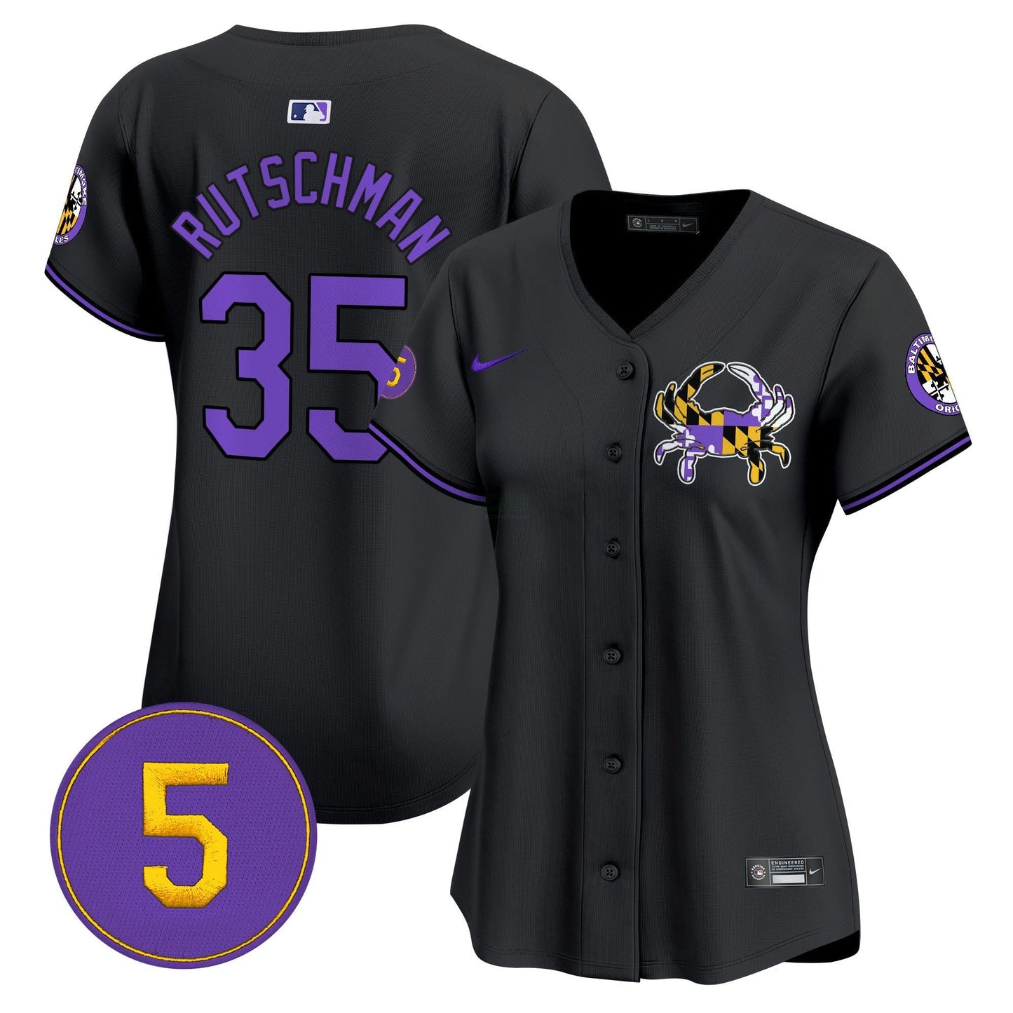 Camisa MLB Women’s Baltimore Purple Vapor Premier Limited Jersey