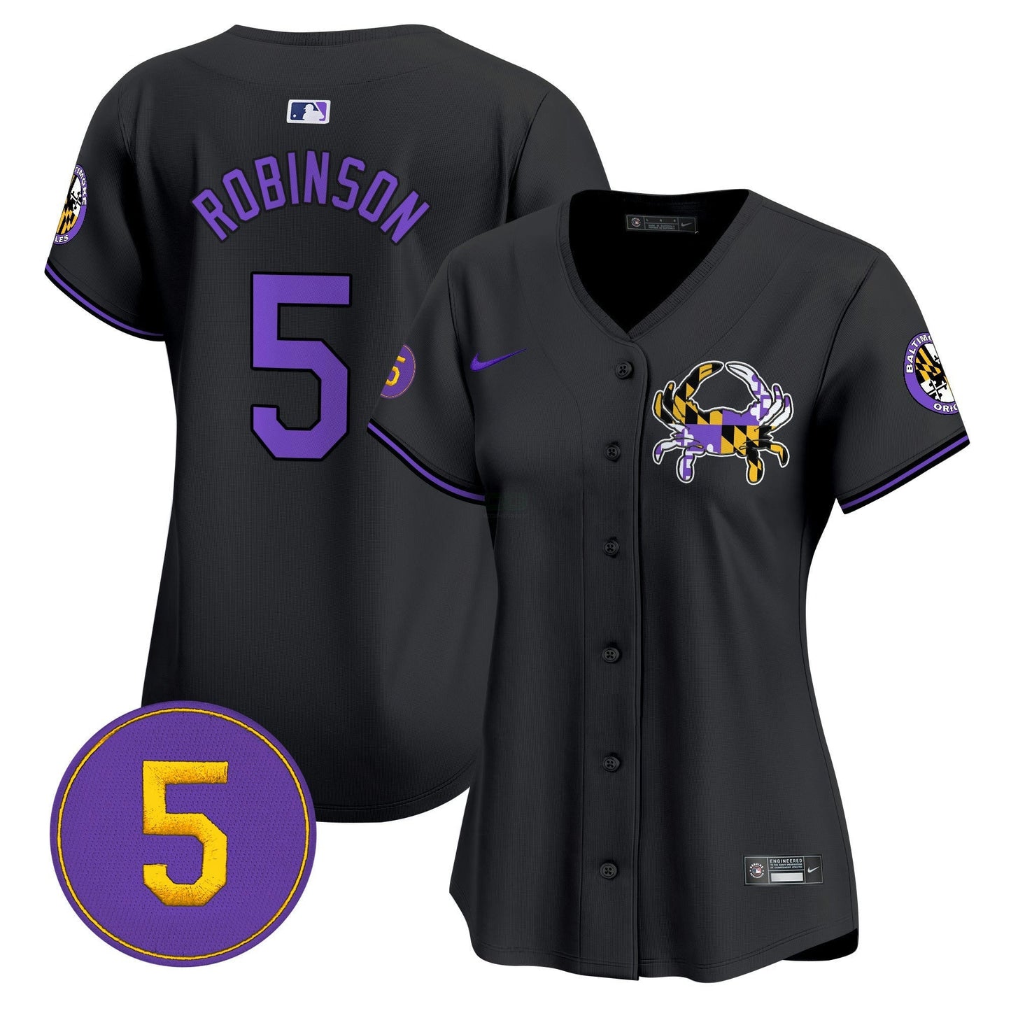 Camisa MLB Women’s Baltimore Purple Vapor Premier Limited Jersey