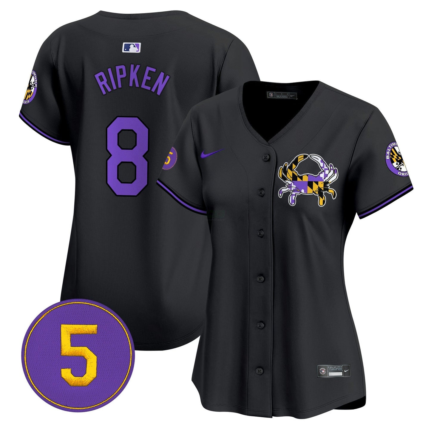 Camisa MLB Women’s Baltimore Purple Vapor Premier Limited Jersey