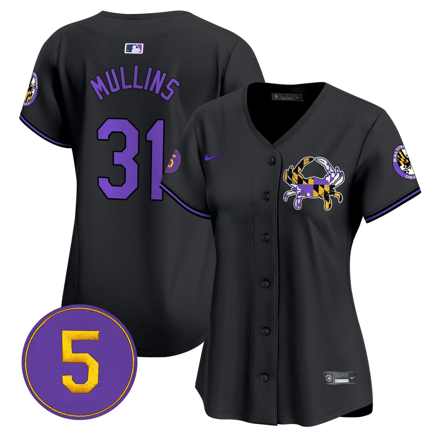 Camisa MLB Women’s Baltimore Purple Vapor Premier Limited Jersey