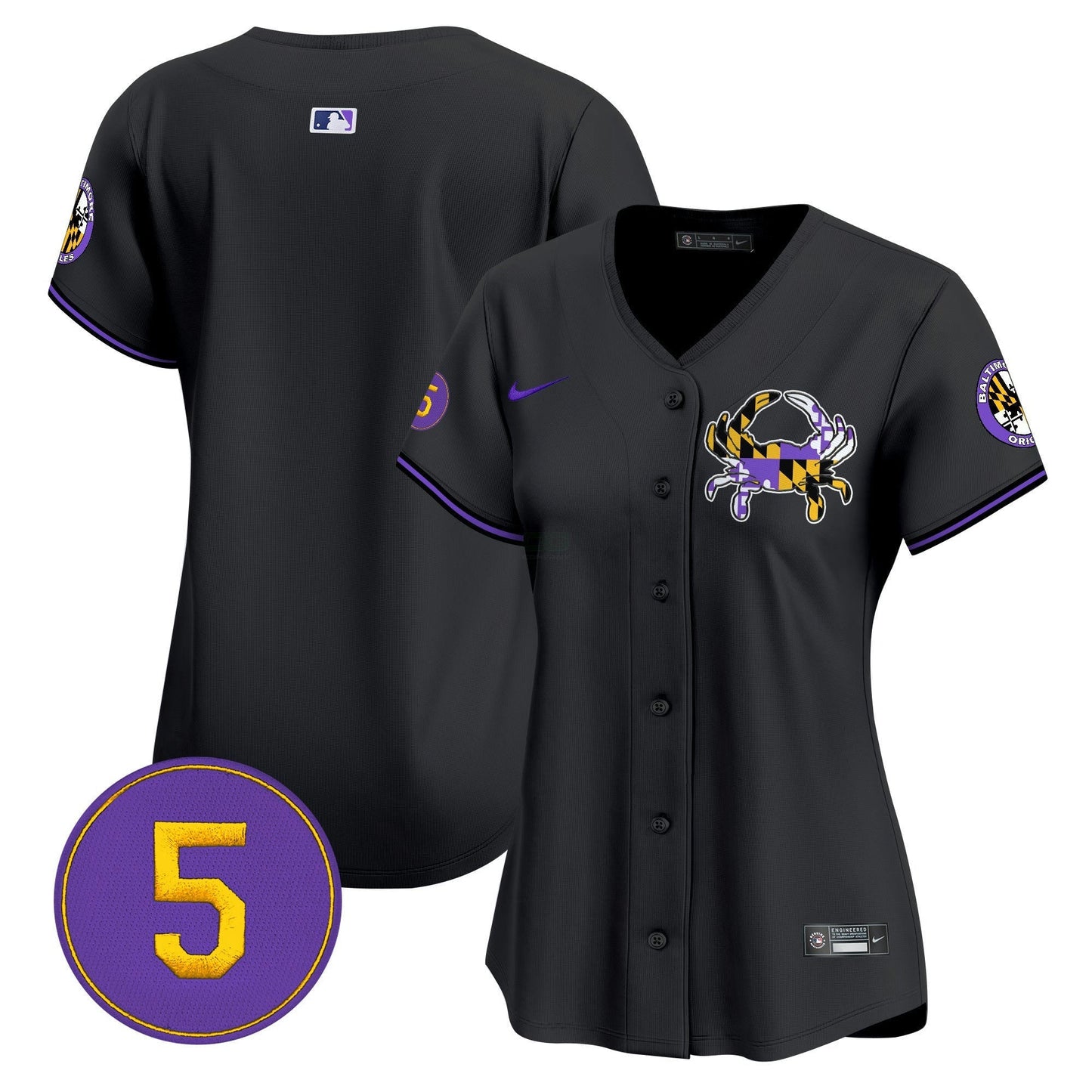 Camisa MLB Women’s Baltimore Purple Vapor Premier Limited Jersey
