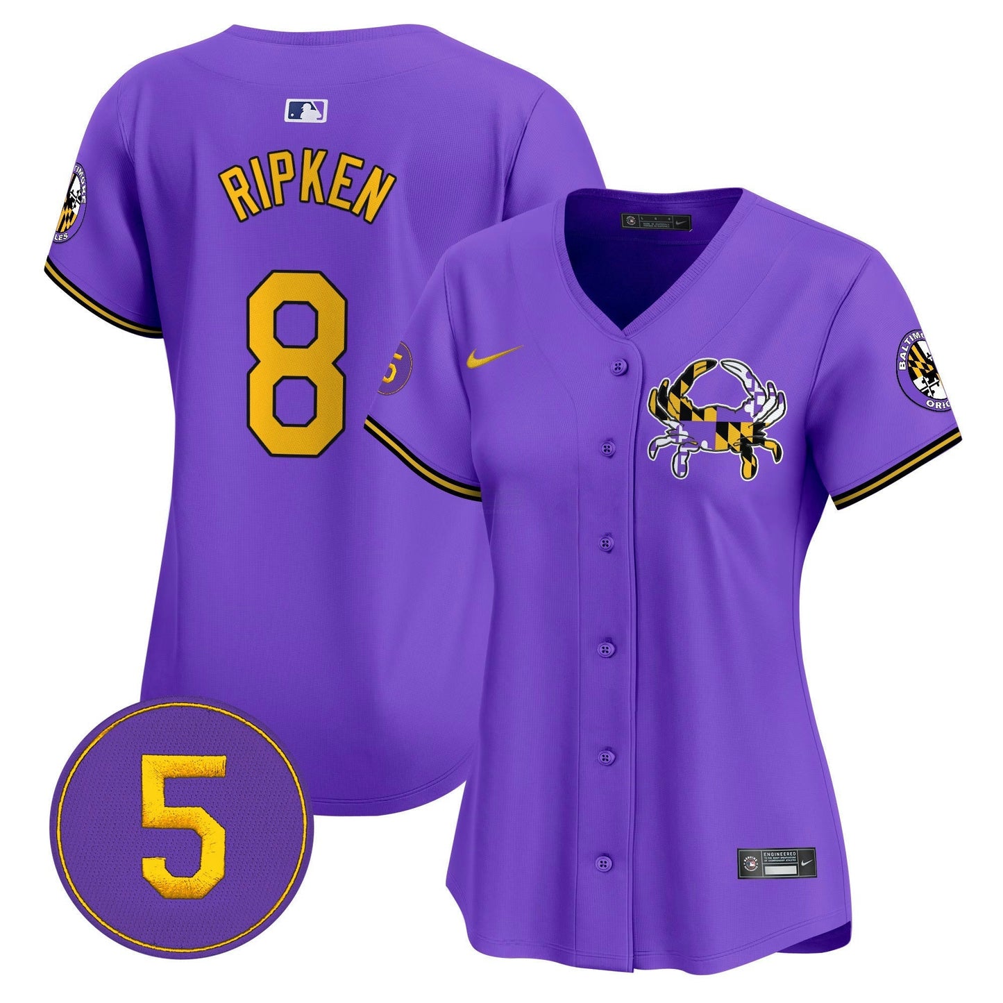 Camisa MLB Women’s Baltimore Purple Vapor Premier Limited Jersey