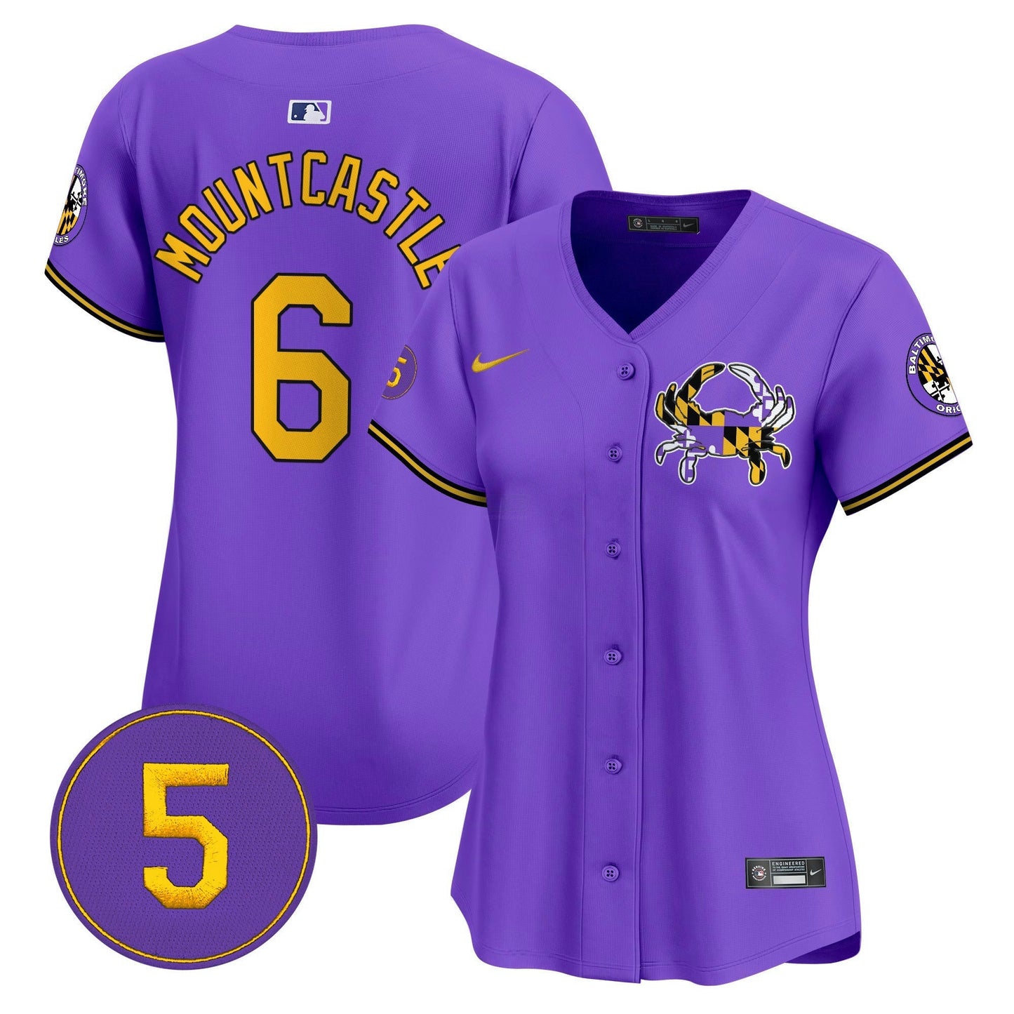 Camisa MLB Women’s Baltimore Purple Vapor Premier Limited Jersey