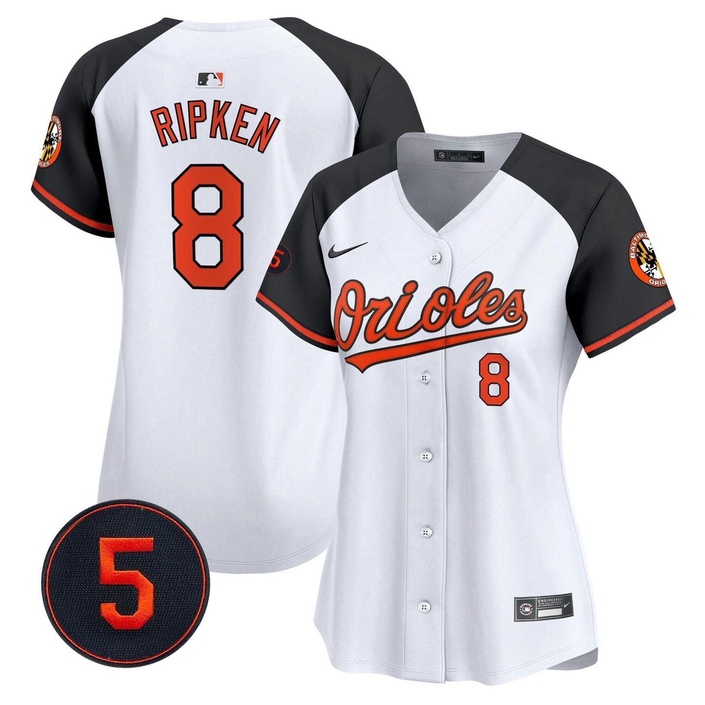 Camisa MLB Women’s Baltimore Robinson Patch Vapor Premier Limited Jersey