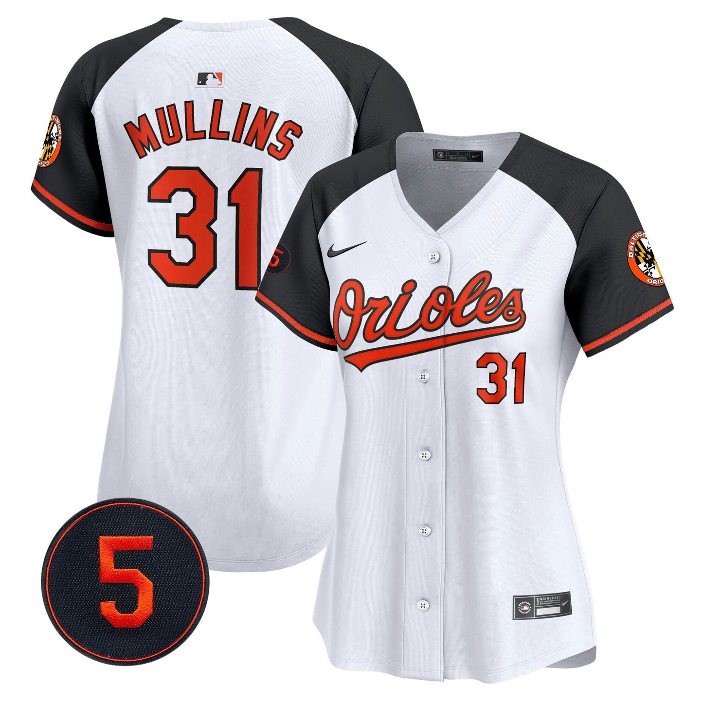 Camisa MLB Women’s Baltimore Robinson Patch Vapor Premier Limited Jersey