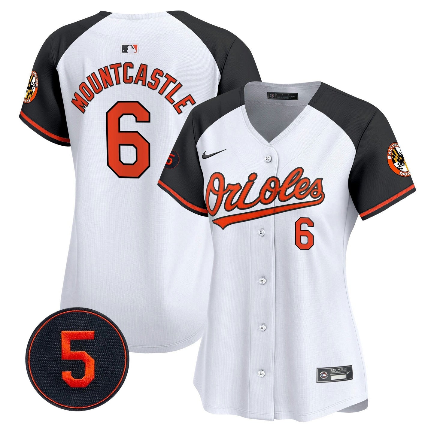 Camisa MLB Women’s Baltimore Robinson Patch Vapor Premier Limited Jersey