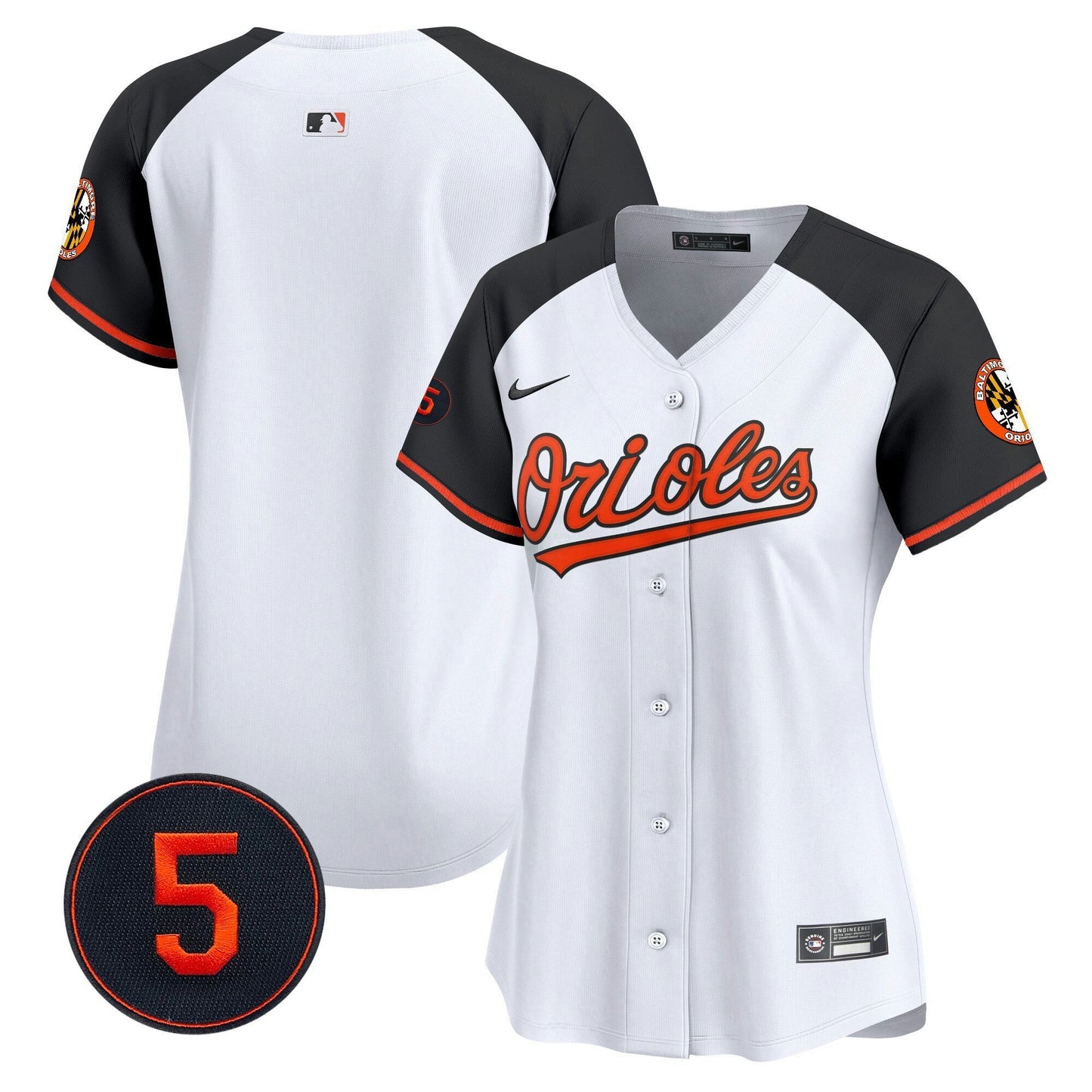 Camisa MLB Women’s Baltimore Robinson Patch Vapor Premier Limited Jersey