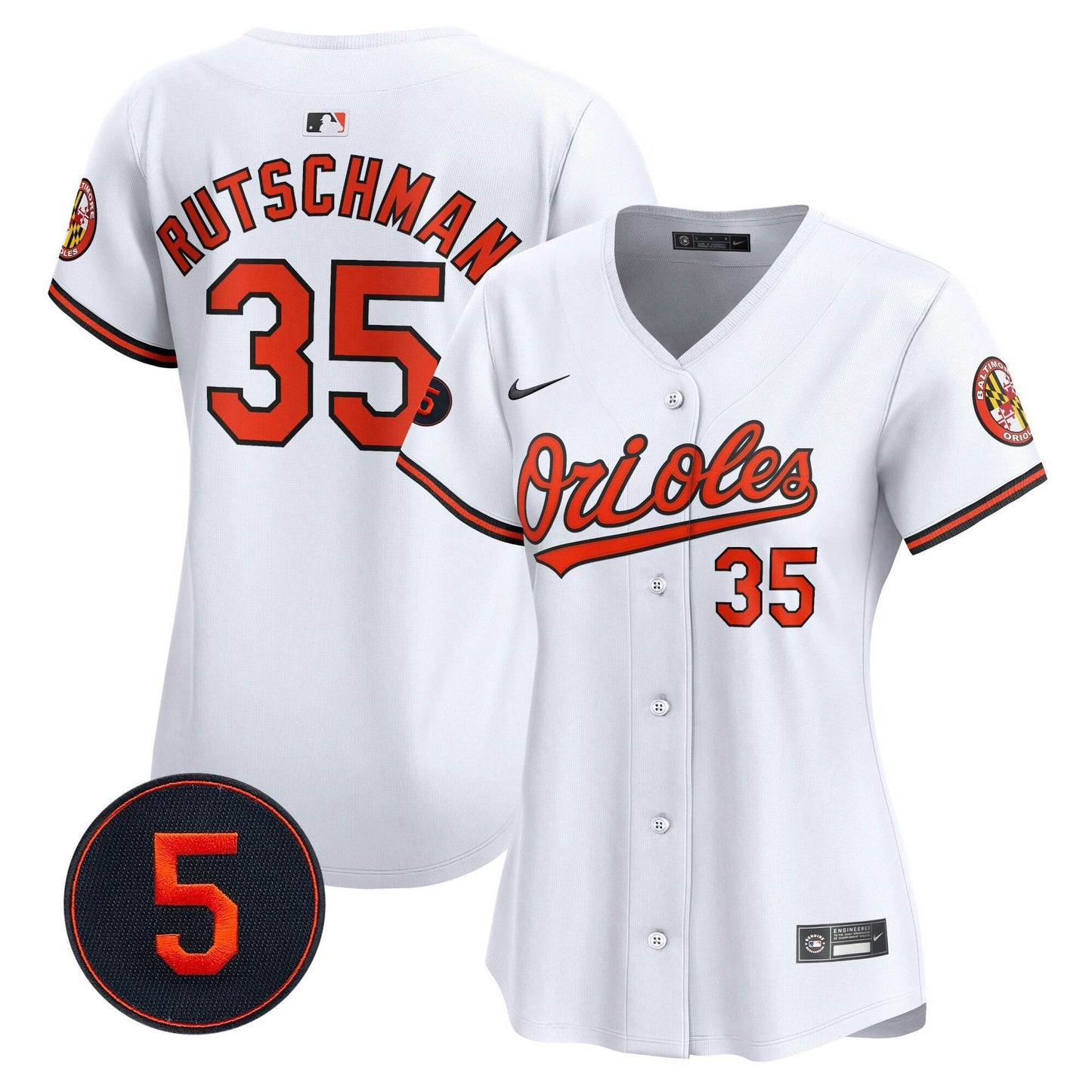 Camisa MLB Women’s Baltimore Robinson Patch Vapor Premier Limited Jersey