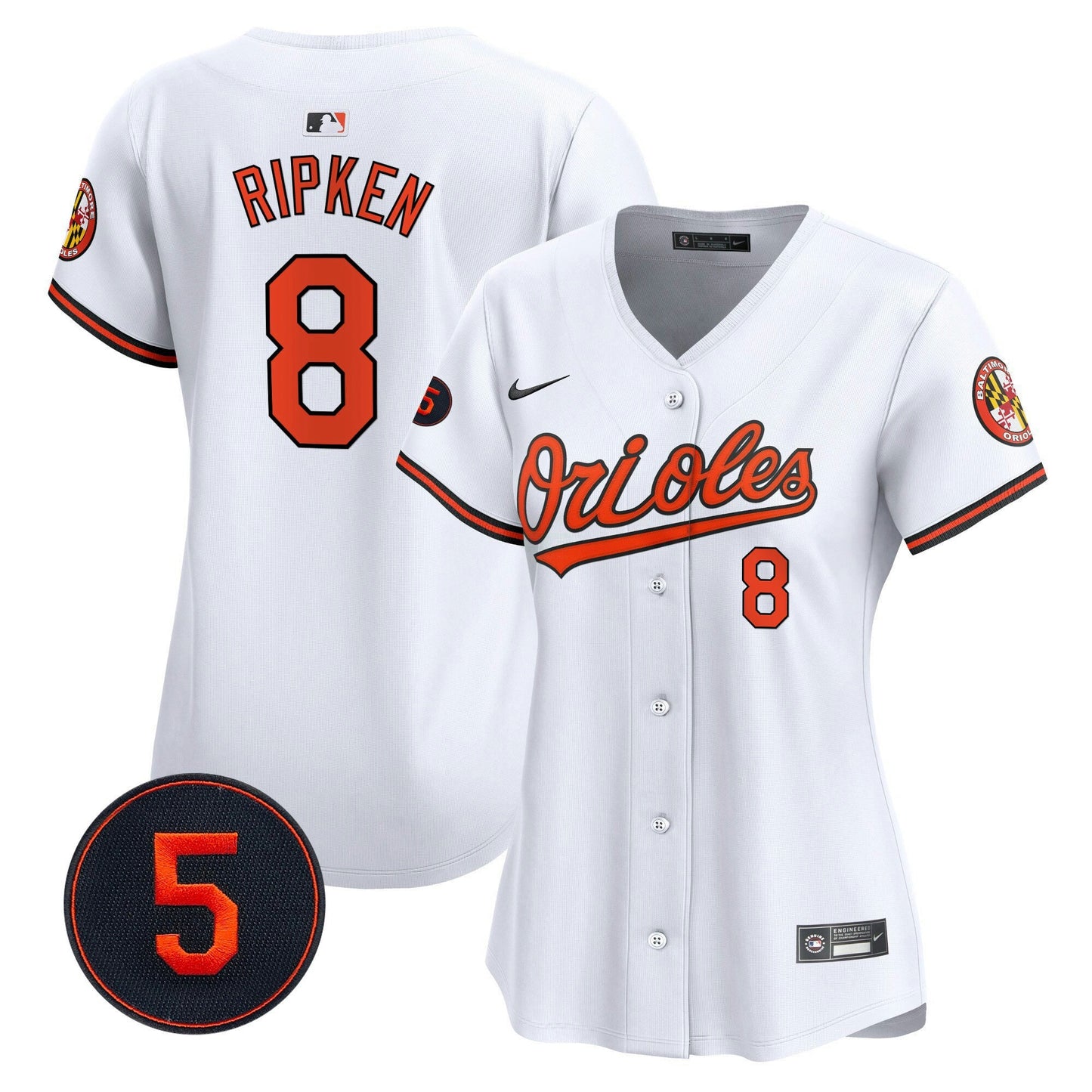 Camisa MLB Women’s Baltimore Robinson Patch Vapor Premier Limited Jersey