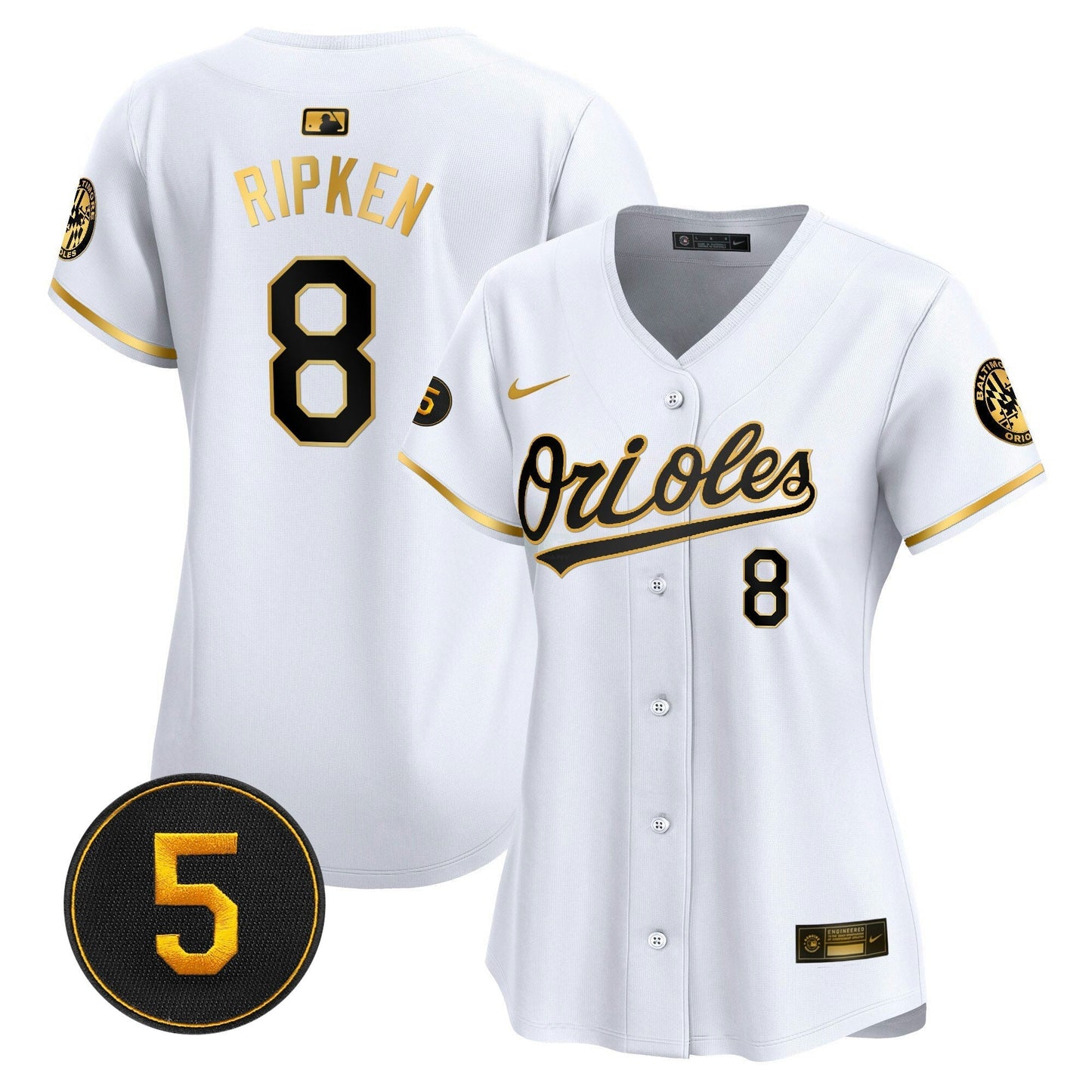 Camisa MLB Women’s Baltimore Robinson Patch Vapor Premier Limited Jersey