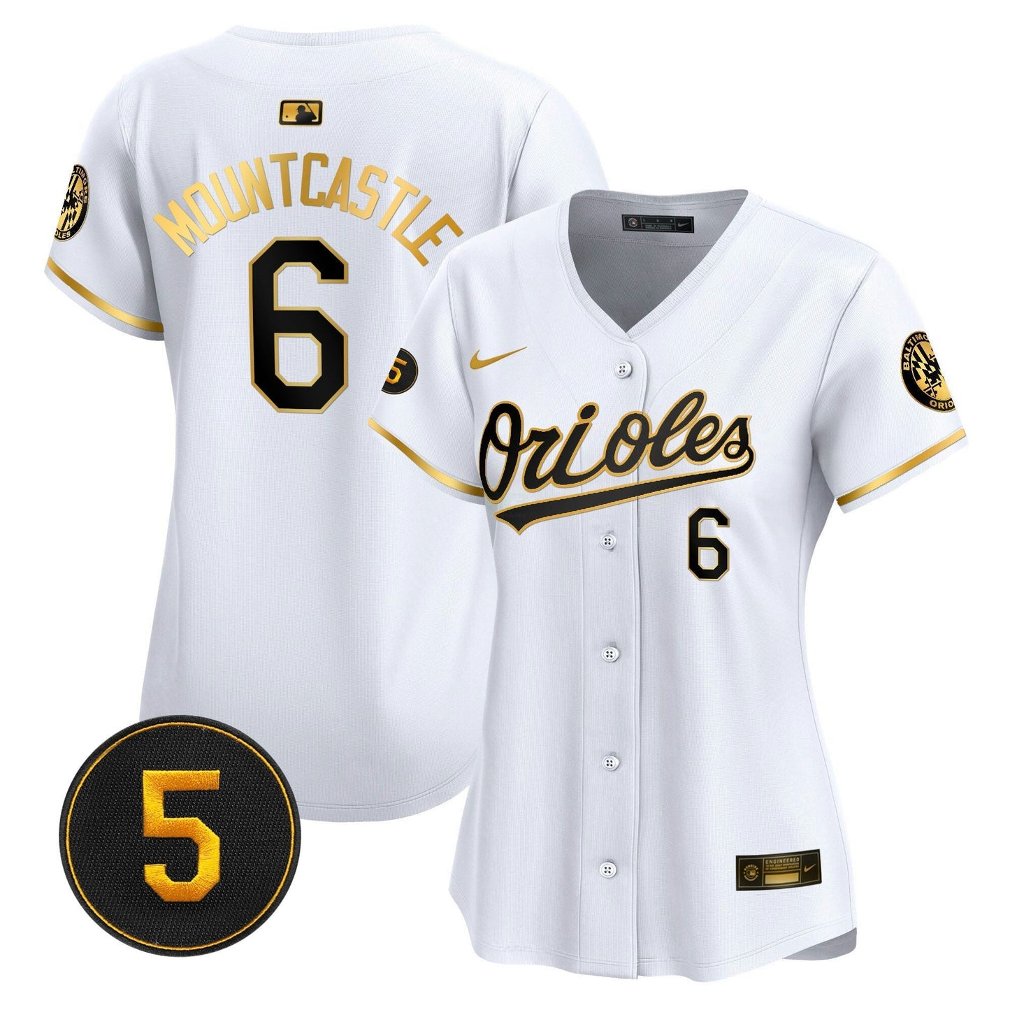 Camisa MLB Women’s Baltimore Robinson Patch Vapor Premier Limited Jersey