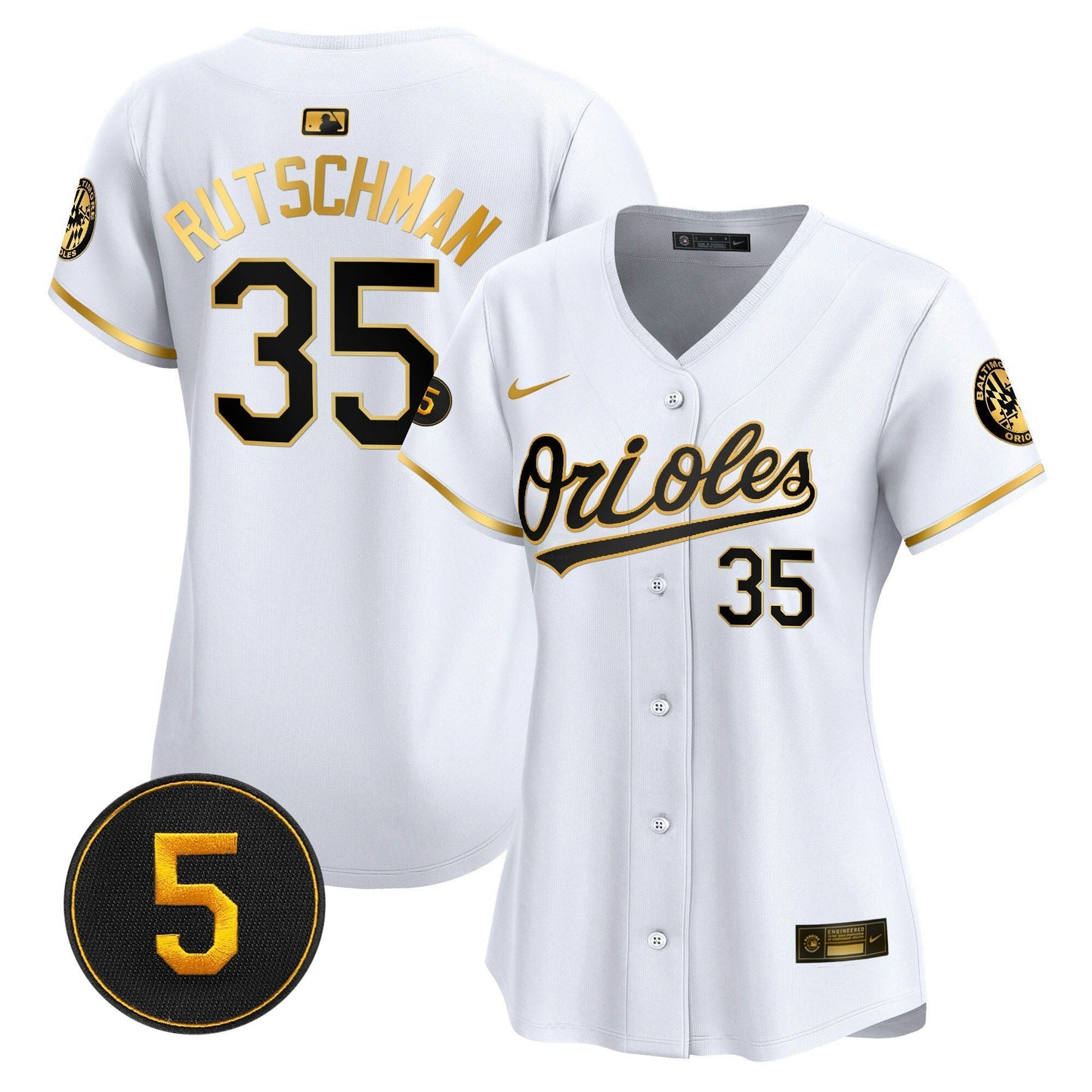 Camisa MLB Women’s Baltimore Robinson Patch Vapor Premier Limited Jersey