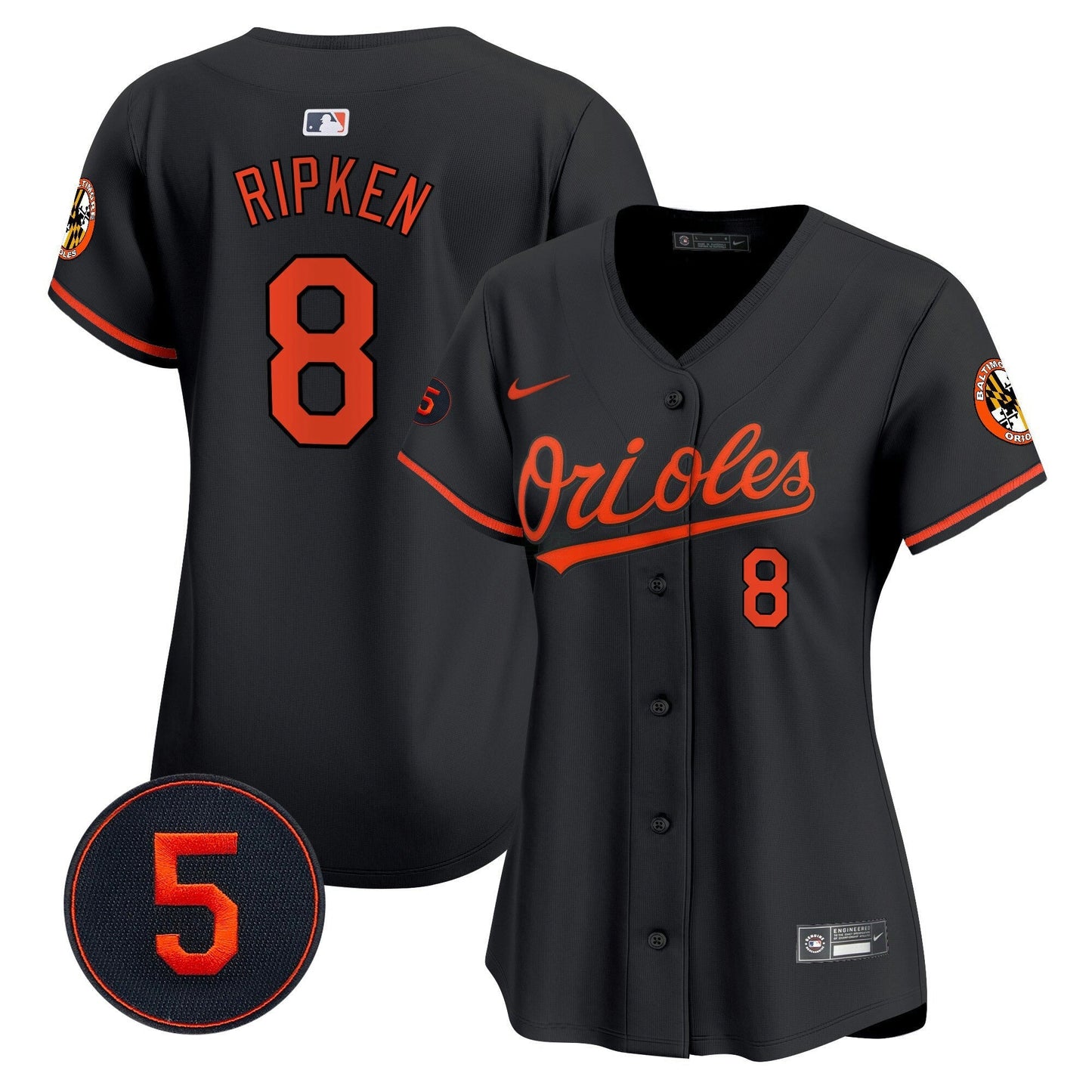Camisa MLB Women’s Baltimore Robinson Patch Vapor Premier Limited Jersey