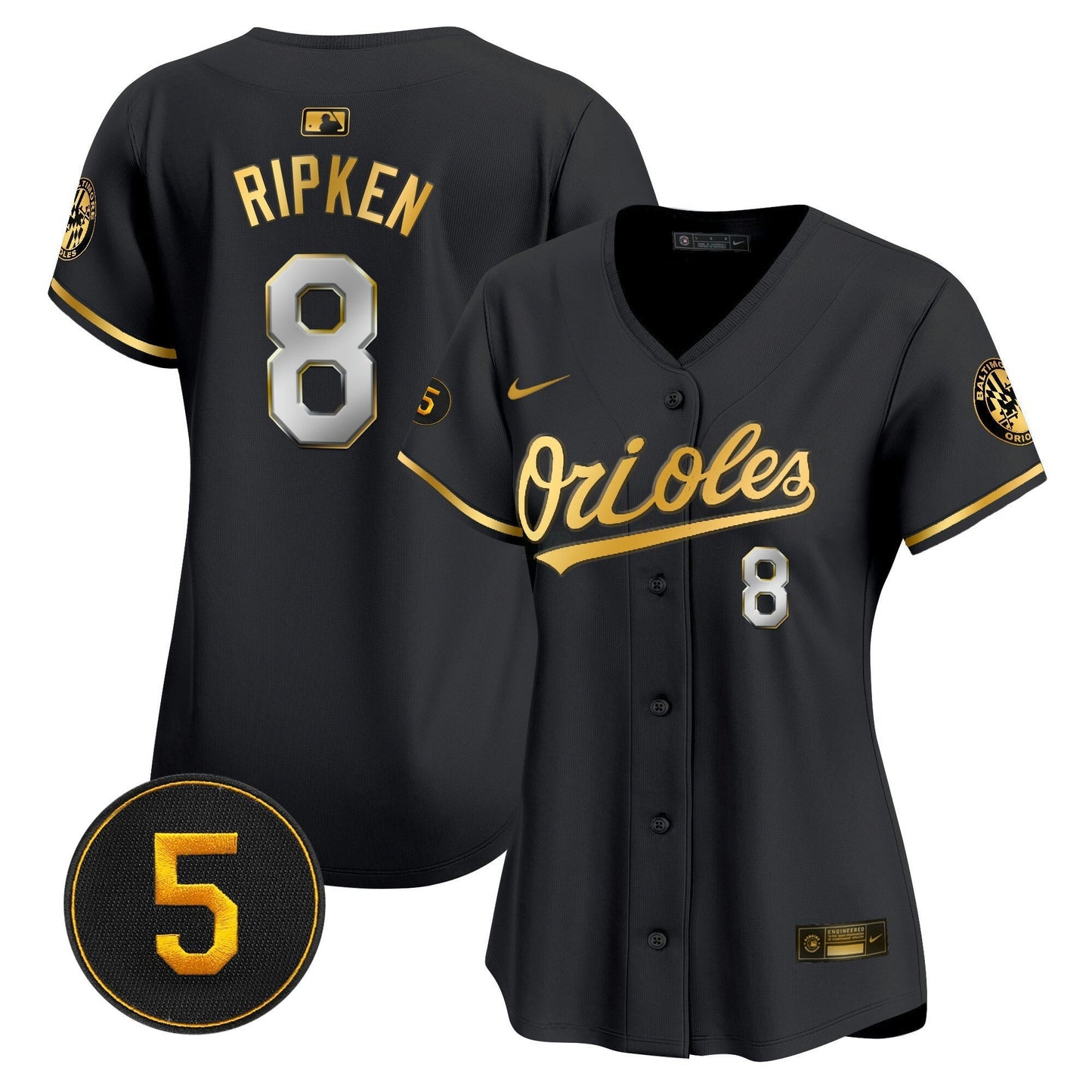 Camisa MLB Women’s Baltimore Robinson Patch Vapor Premier Limited Jersey