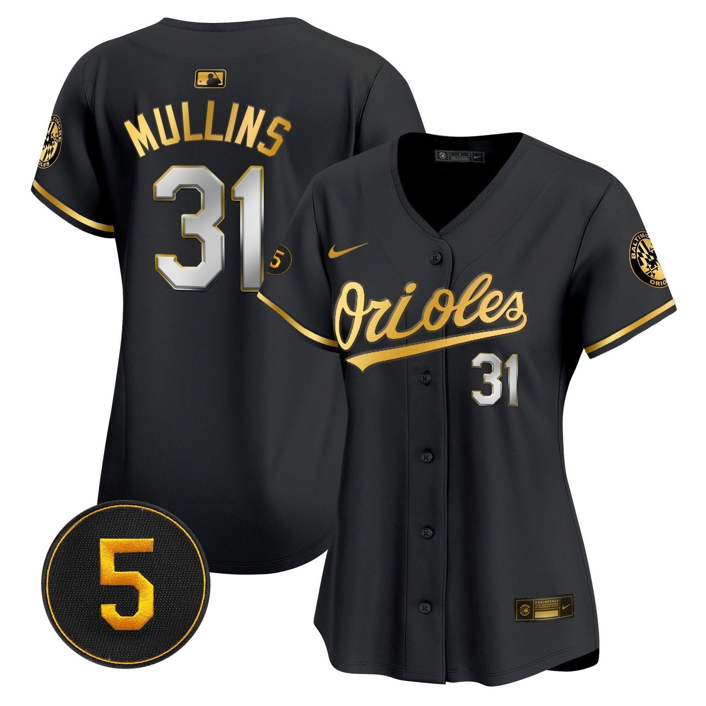 Camisa MLB Women’s Baltimore Robinson Patch Vapor Premier Limited Jersey
