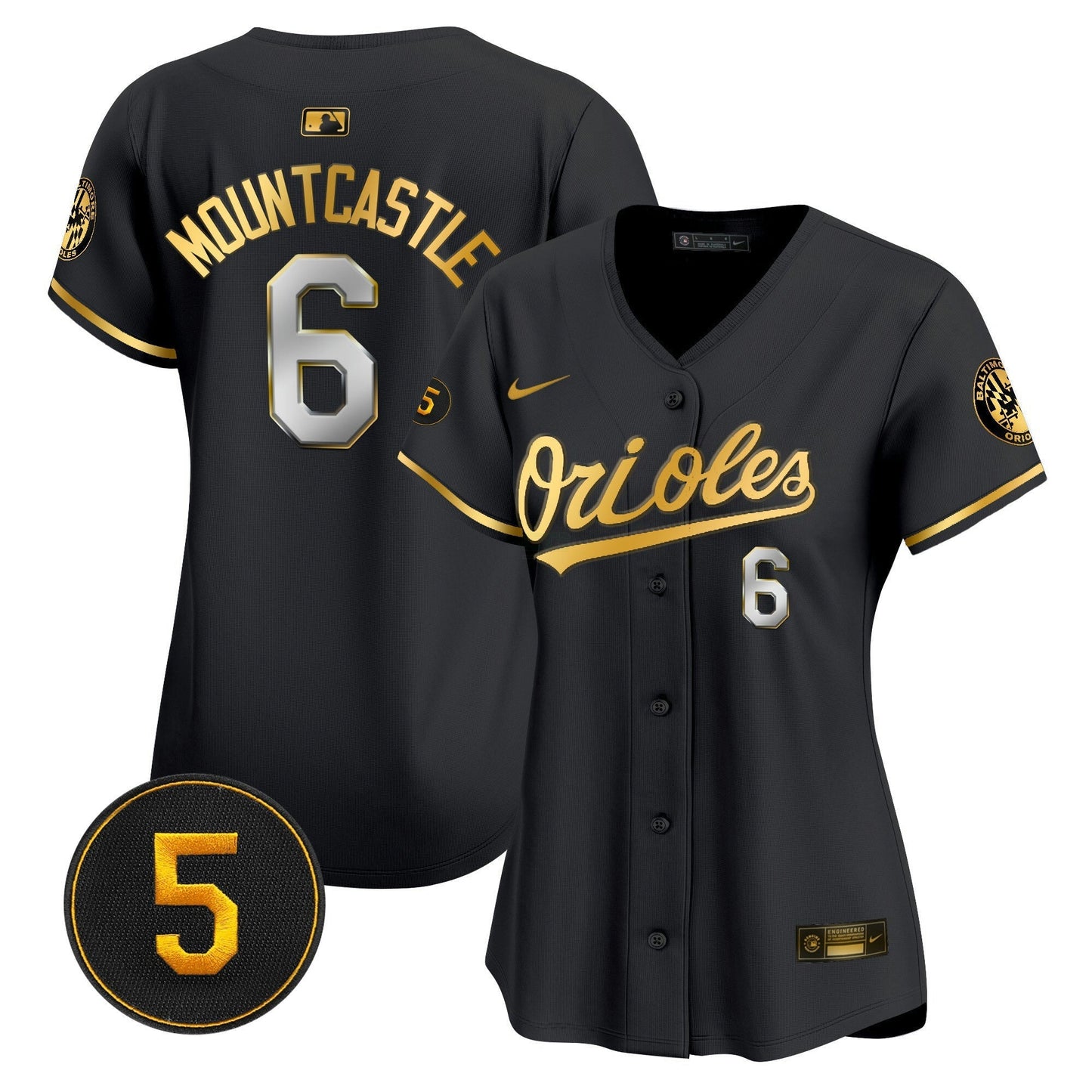 Camisa MLB Women’s Baltimore Robinson Patch Vapor Premier Limited Jersey
