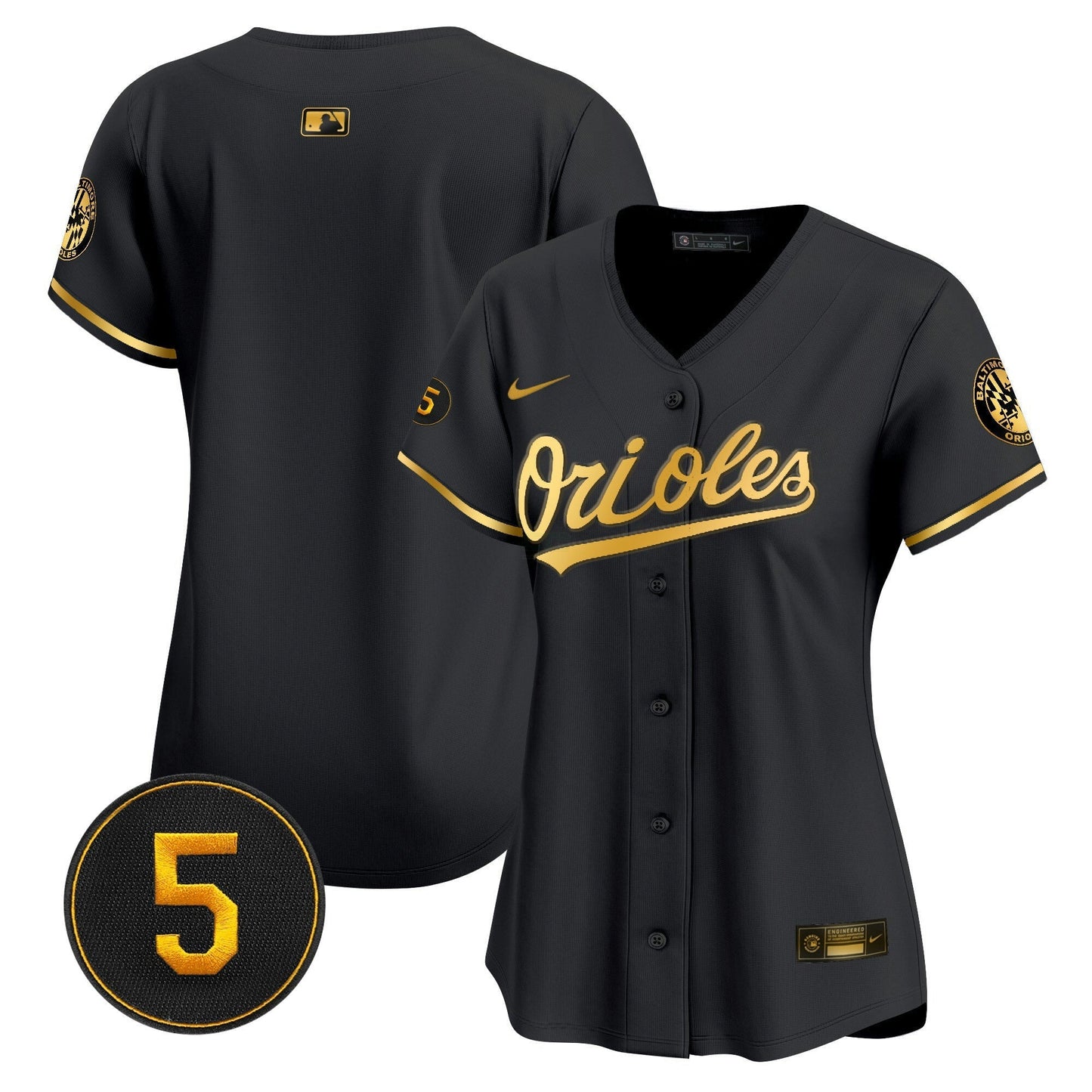 Camisa MLB Women’s Baltimore Robinson Patch Vapor Premier Limited Jersey