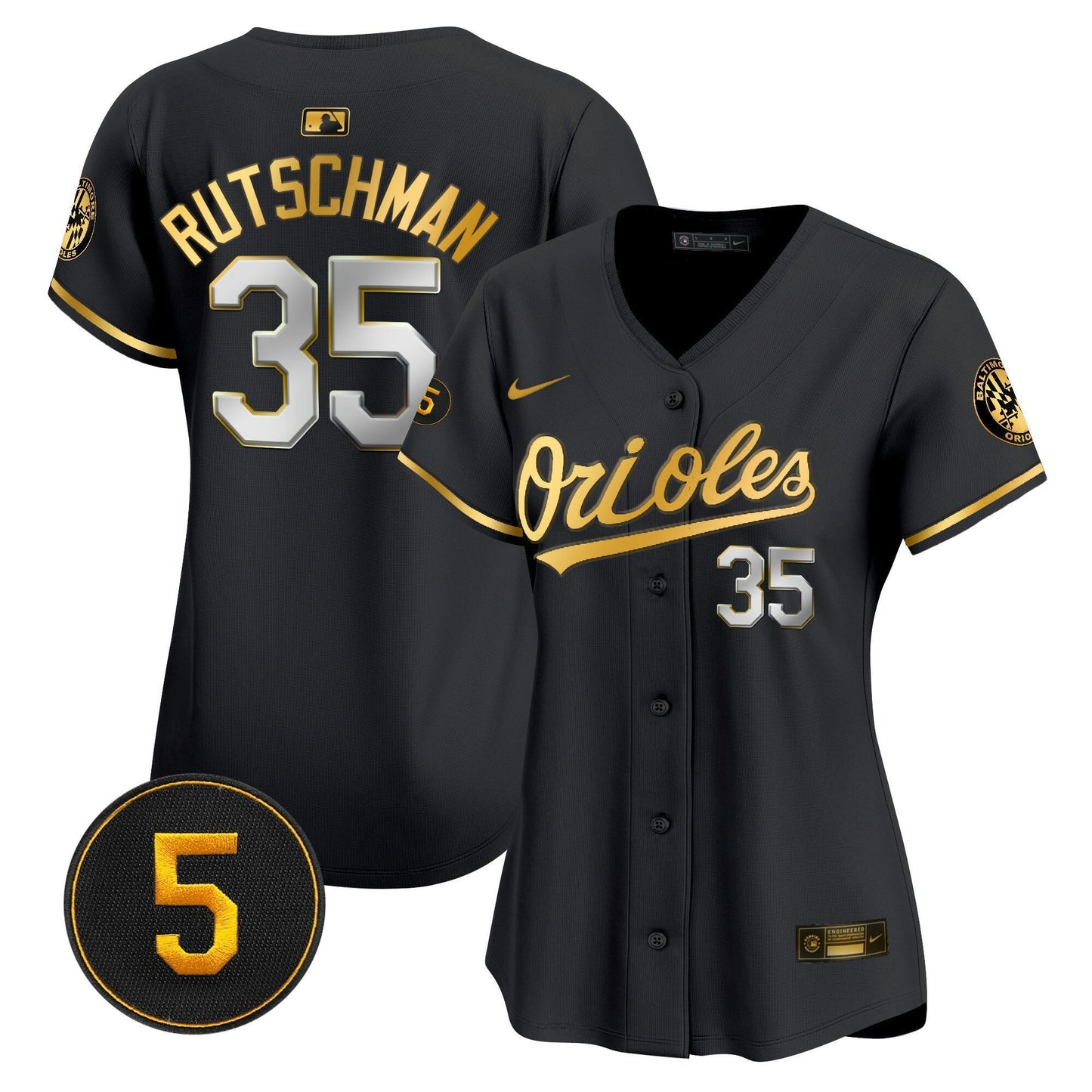 Camisa MLB Women’s Baltimore Robinson Patch Vapor Premier Limited Jersey