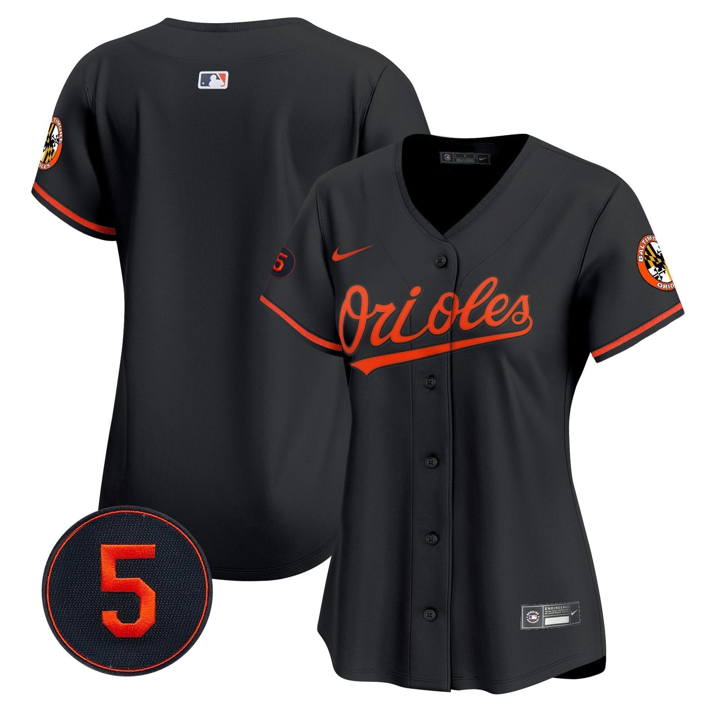 Camisa MLB Women’s Baltimore Robinson Patch Vapor Premier Limited Jersey