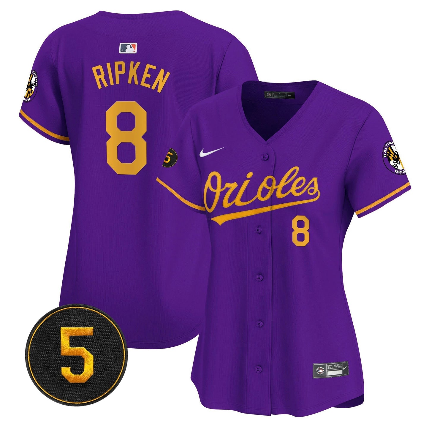 Camisa MLB Women’s Baltimore Robinson Patch Vapor Premier Limited Jersey
