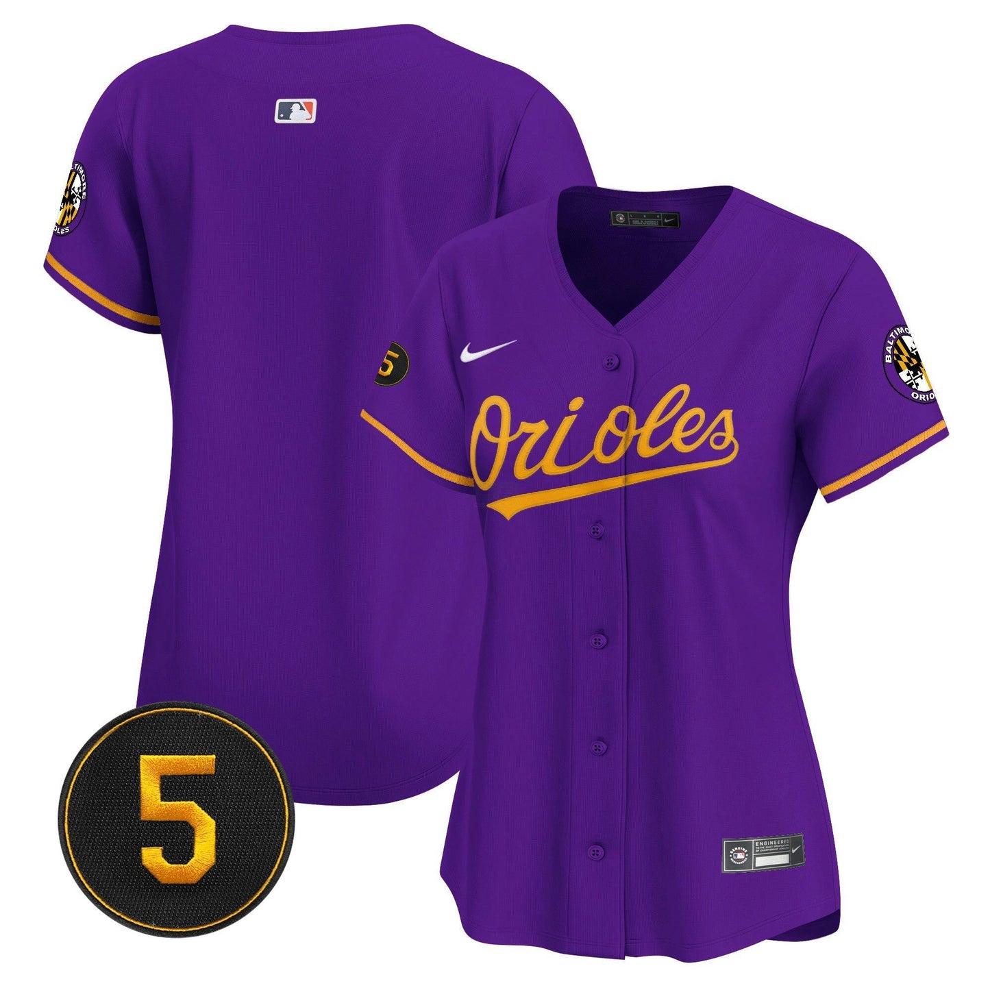 Camisa MLB Women’s Baltimore Robinson Patch Vapor Premier Limited Jersey