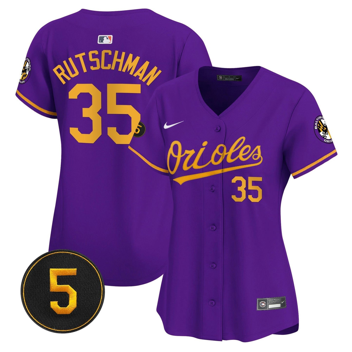 Camisa MLB Women’s Baltimore Robinson Patch Vapor Premier Limited Jersey
