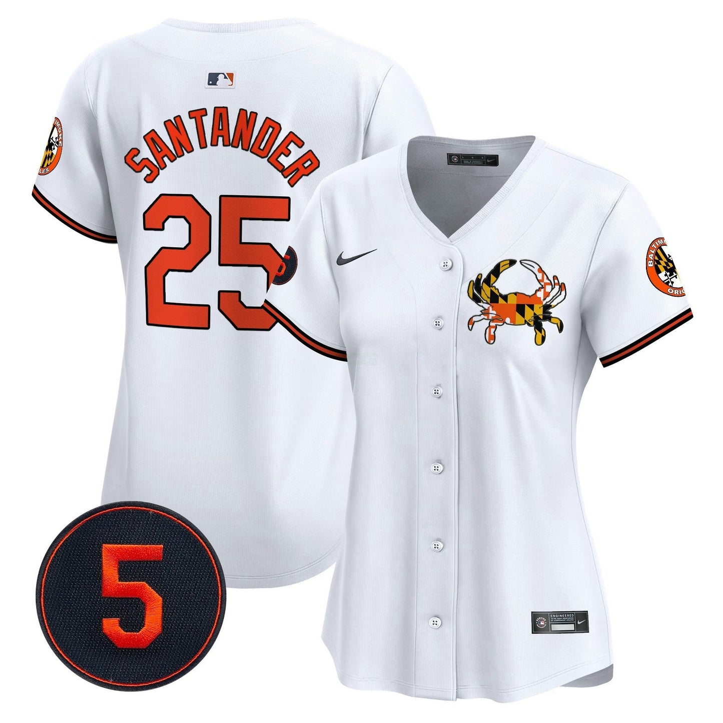 Camisa MLB Women’s Baltimore Robinson Patch Vapor Premier Limited Jersey V3