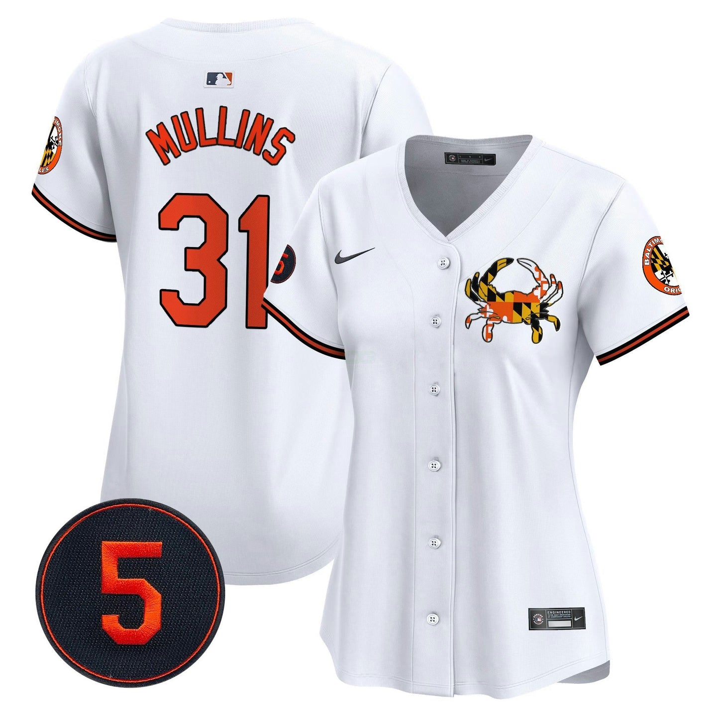 Camisa MLB Women’s Baltimore Robinson Patch Vapor Premier Limited Jersey V3