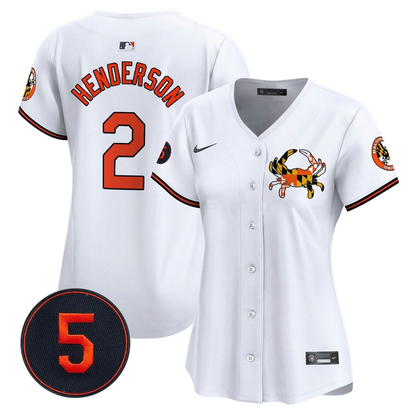 Camisa MLB Women’s Baltimore Robinson Patch Vapor Premier Limited Jersey V3