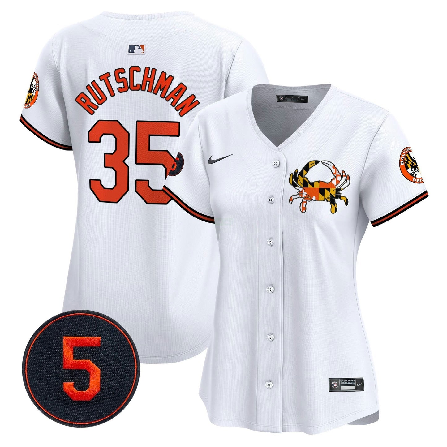 Camisa MLB Women’s Baltimore Robinson Patch Vapor Premier Limited Jersey V3