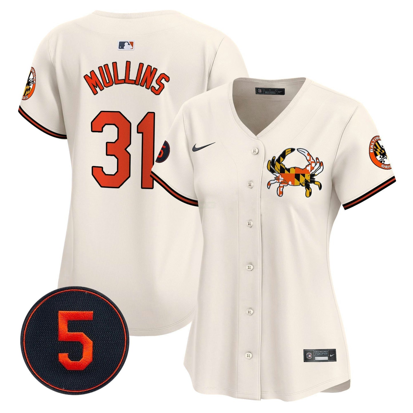 Camisa MLB Women’s Baltimore Robinson Patch Vapor Premier Limited Jersey V3