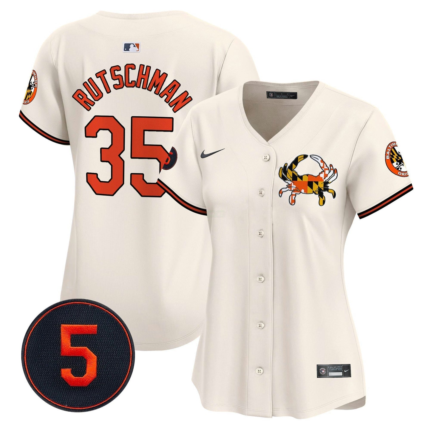 Camisa MLB Women’s Baltimore Robinson Patch Vapor Premier Limited Jersey V3