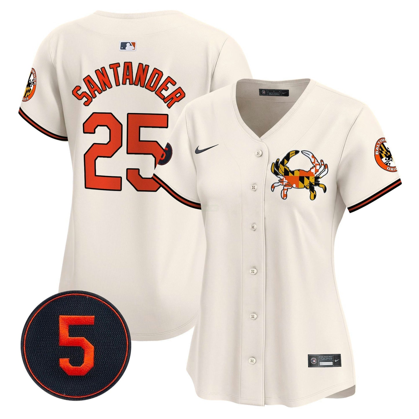 Camisa MLB Women’s Baltimore Robinson Patch Vapor Premier Limited Jersey V3