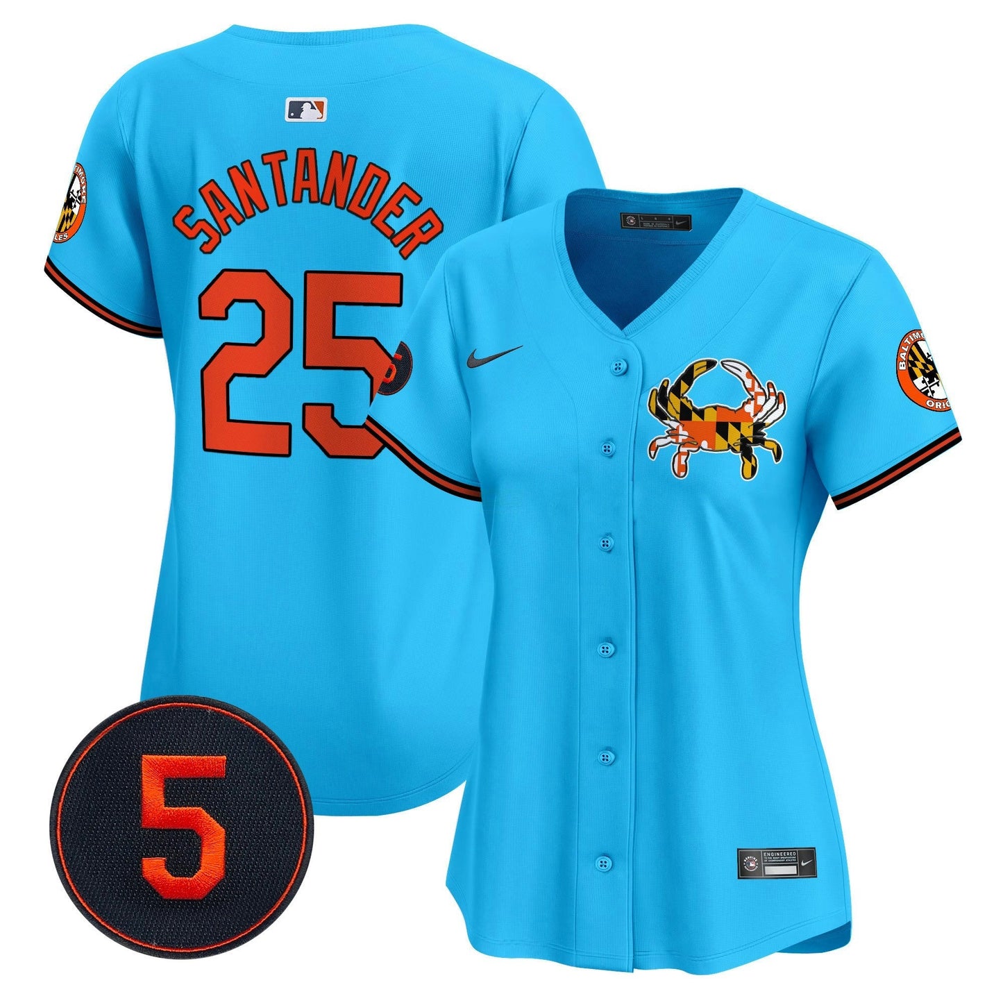 Camisa MLB Women’s Baltimore Robinson Patch Vapor Premier Limited Jersey V3