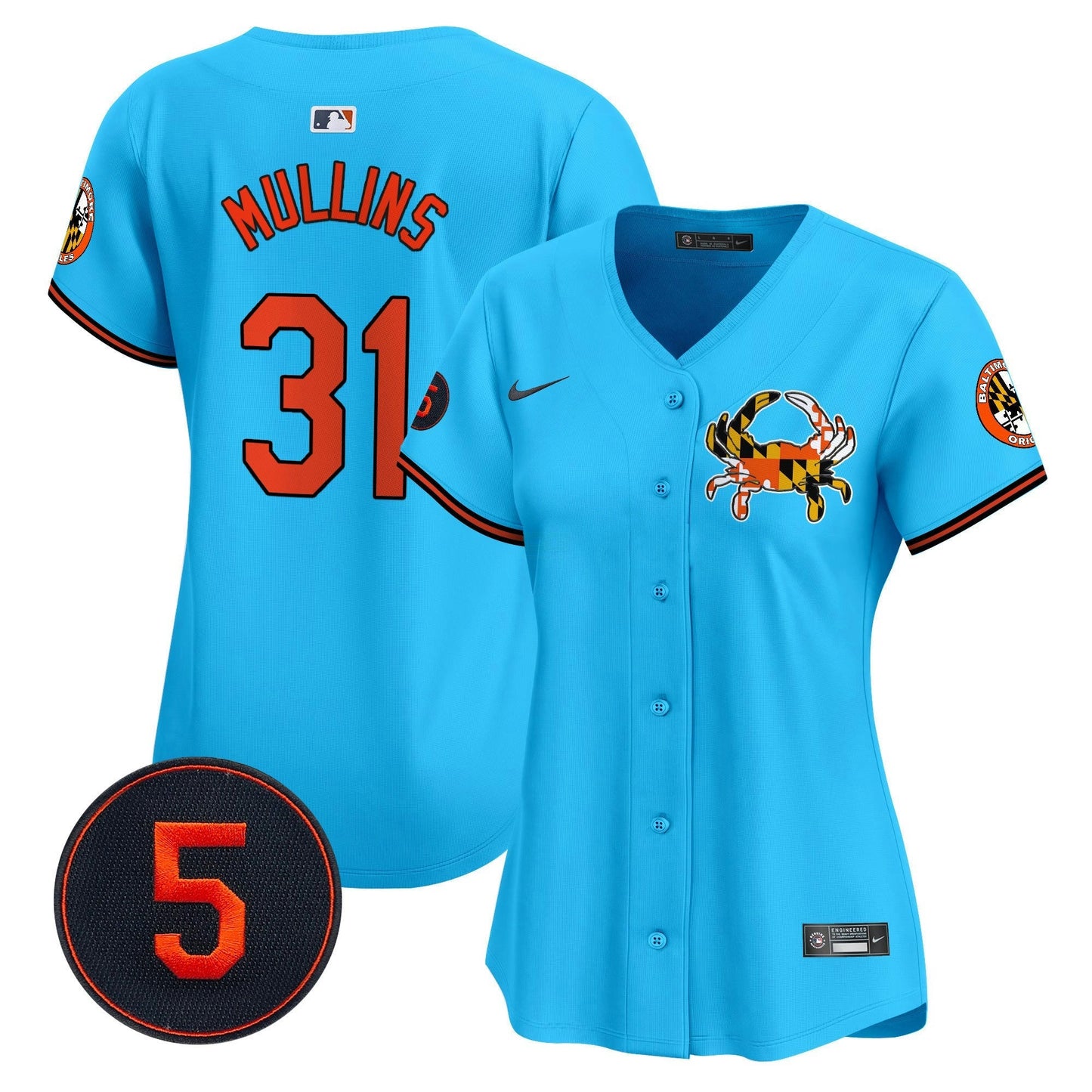 Camisa MLB Women’s Baltimore Robinson Patch Vapor Premier Limited Jersey V3