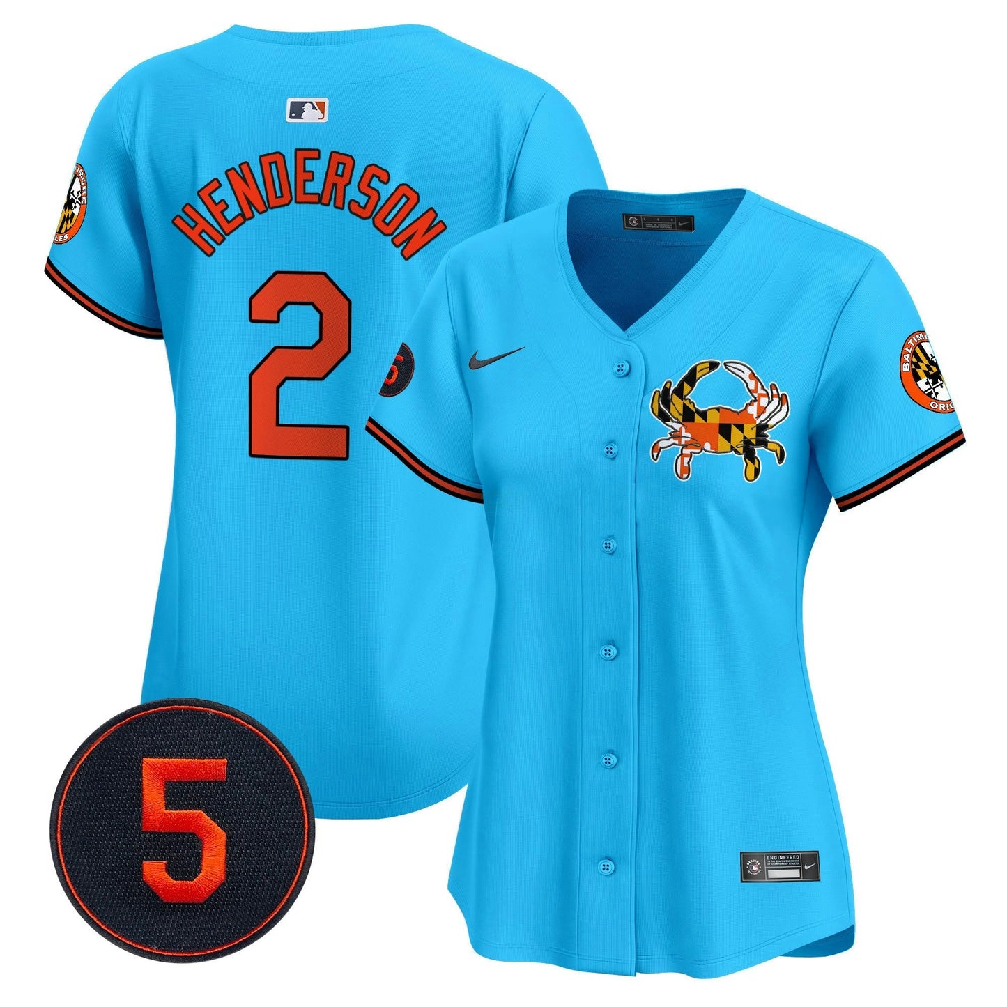 Camisa MLB Women’s Baltimore Robinson Patch Vapor Premier Limited Jersey V3