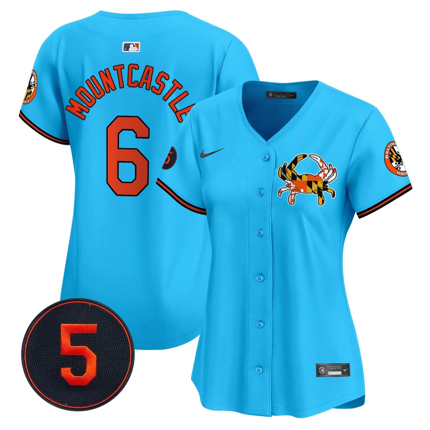 Camisa MLB Women’s Baltimore Robinson Patch Vapor Premier Limited Jersey V3