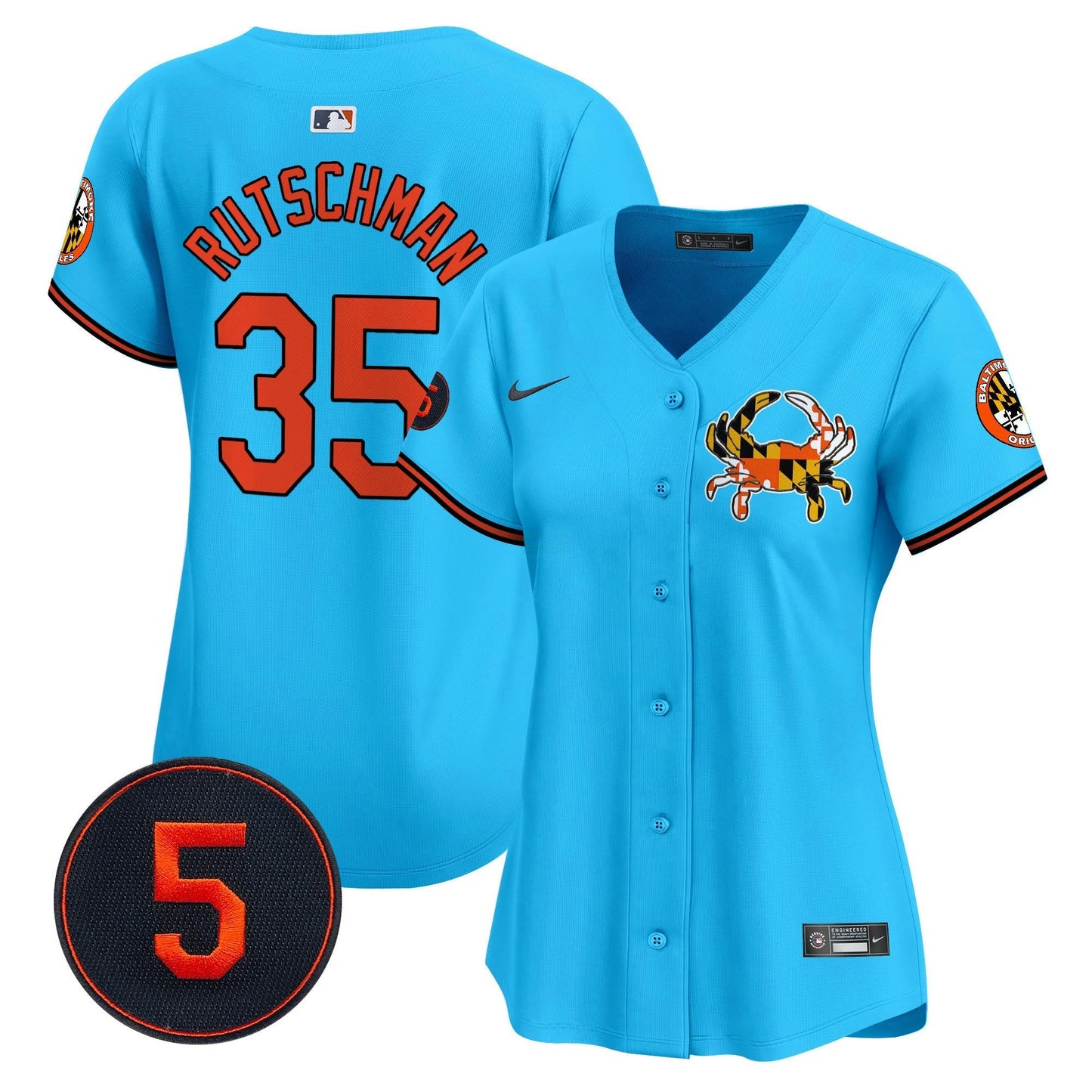 Camisa MLB Women’s Baltimore Robinson Patch Vapor Premier Limited Jersey V3