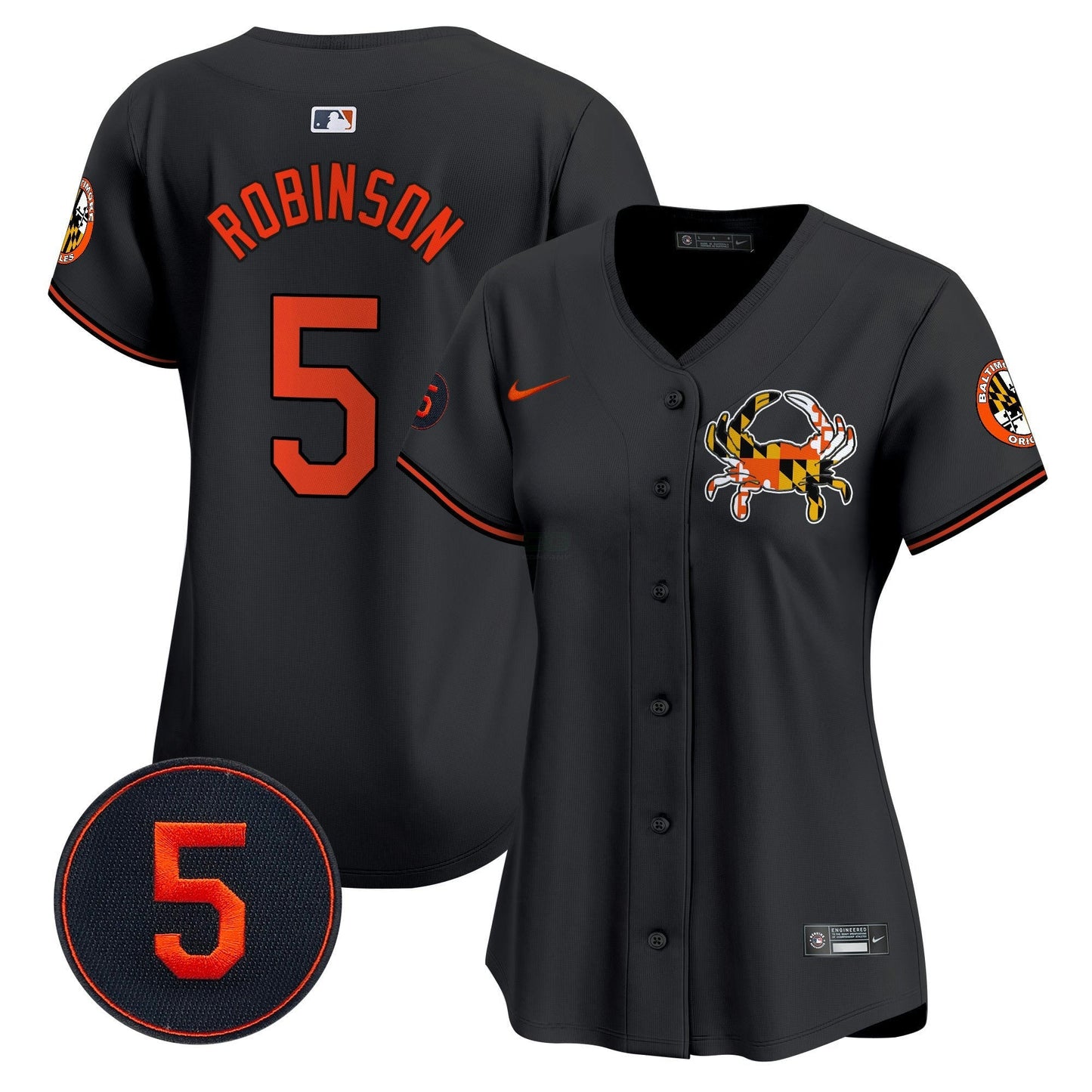 Camisa MLB Women’s Baltimore Robinson Patch Vapor Premier Limited Jersey V3