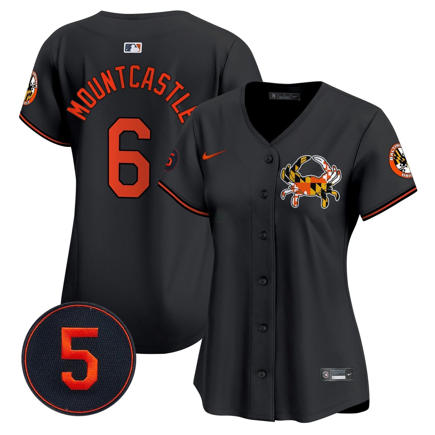 Camisa MLB Women’s Baltimore Robinson Patch Vapor Premier Limited Jersey V3