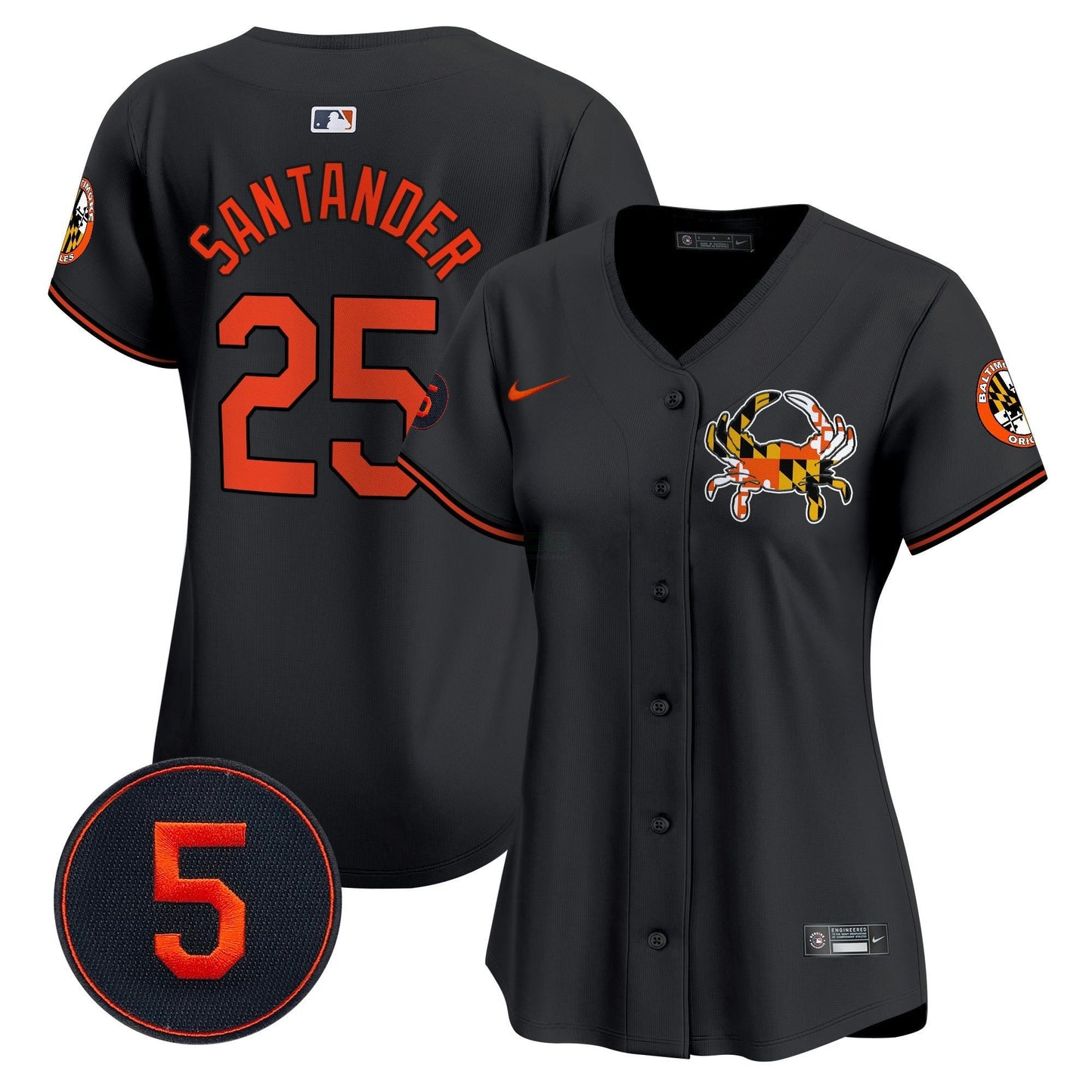 Camisa MLB Women’s Baltimore Robinson Patch Vapor Premier Limited Jersey V3