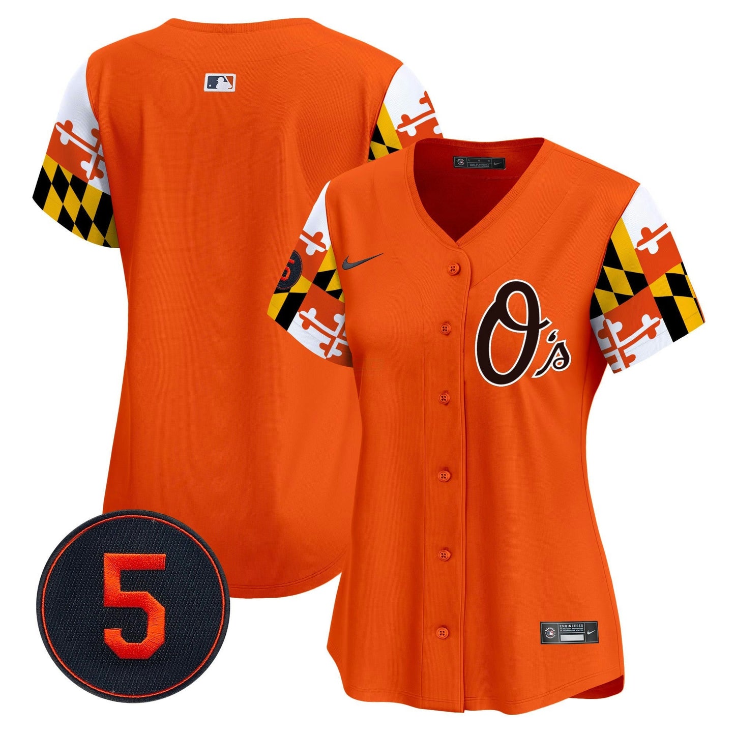 Camisa MLB Women’s Baltimore Robinson Patch Vapor Premier Limited Jersey V5