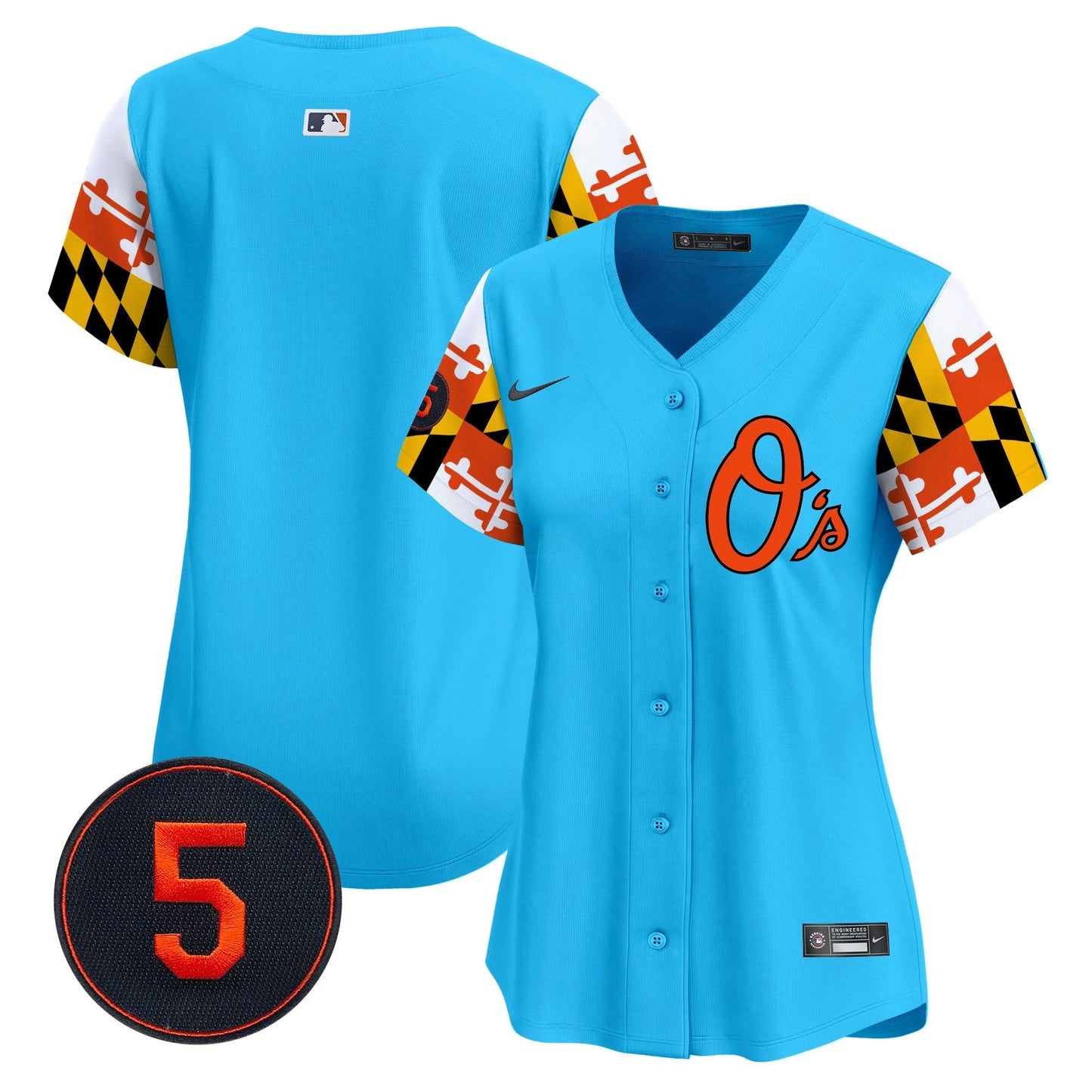 Camisa MLB Women’s Baltimore Robinson Patch Vapor Premier Limited Jersey V5