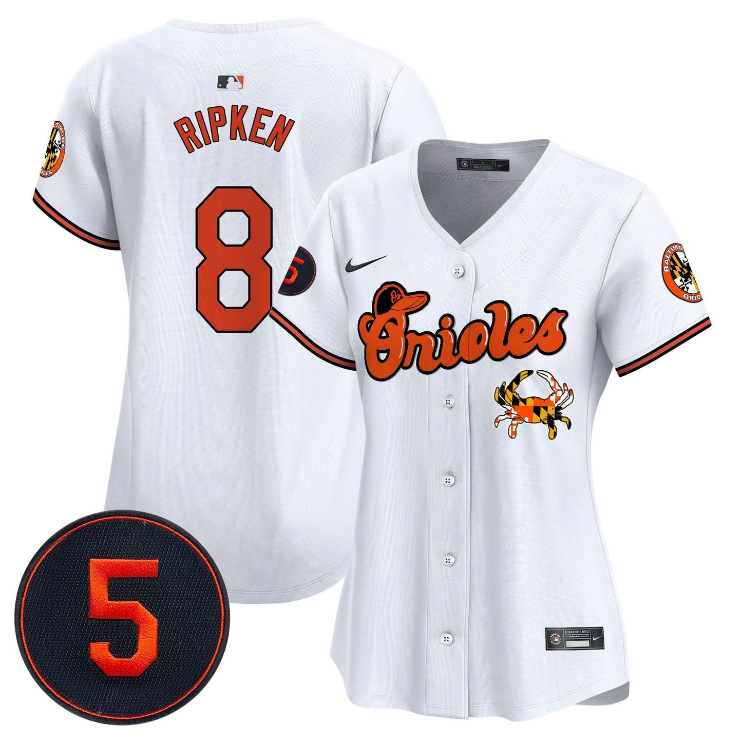 Camisa MLB Women’s Baltimore Robinson Patch Vapor Premier Limited Jersey V6