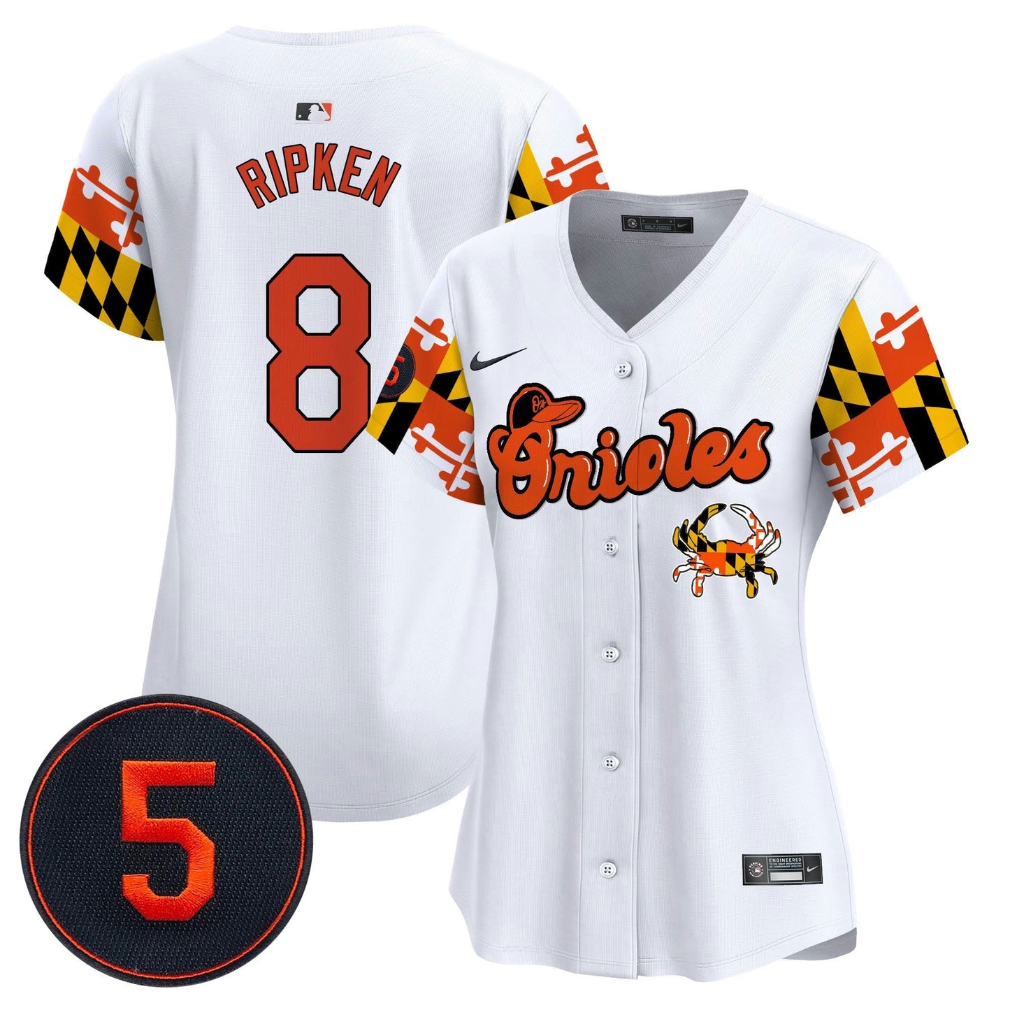 Camisa MLB Women’s Baltimore Robinson Patch Vapor Premier Limited Jersey V7